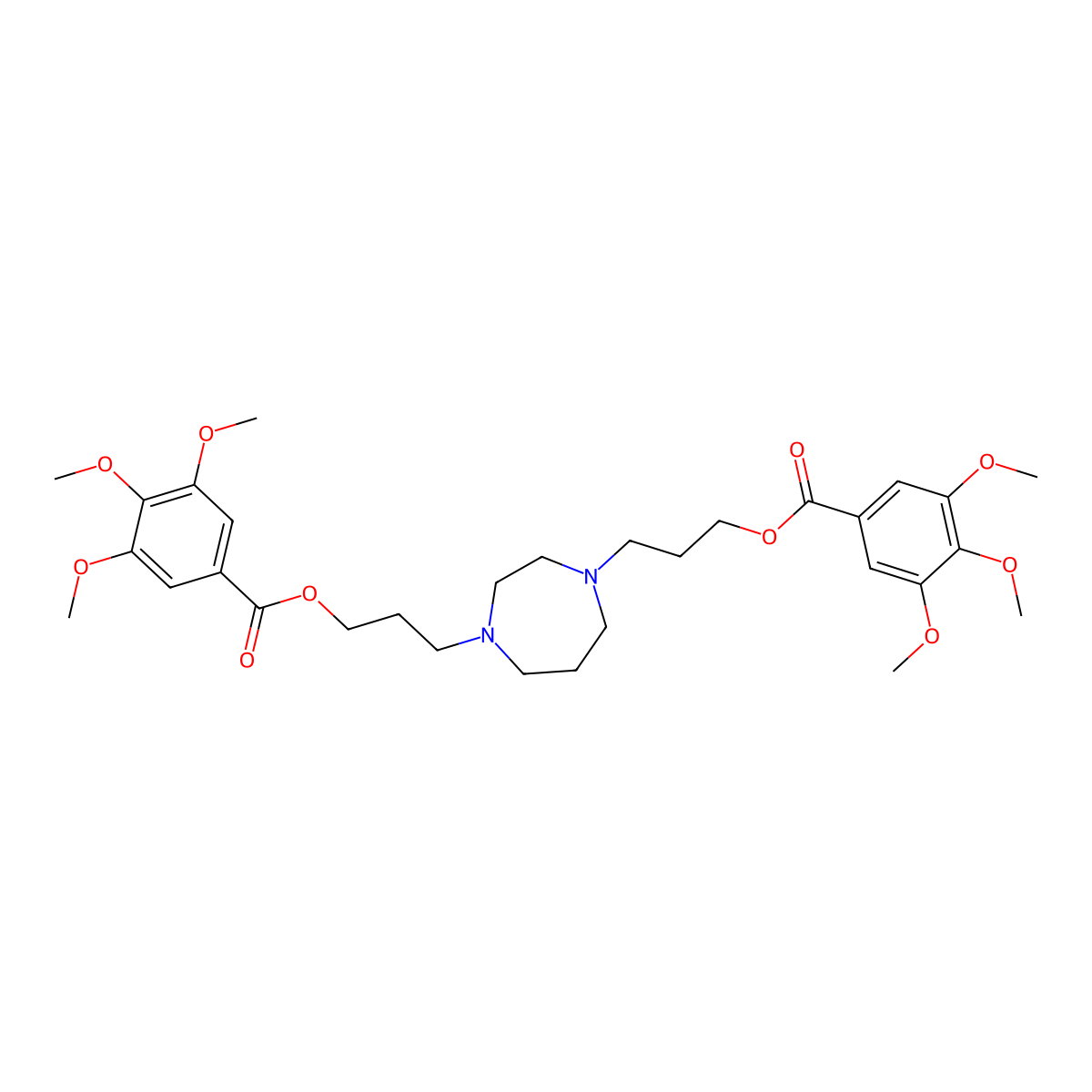 Dilazep molecular structure, CAS 35898-87-4