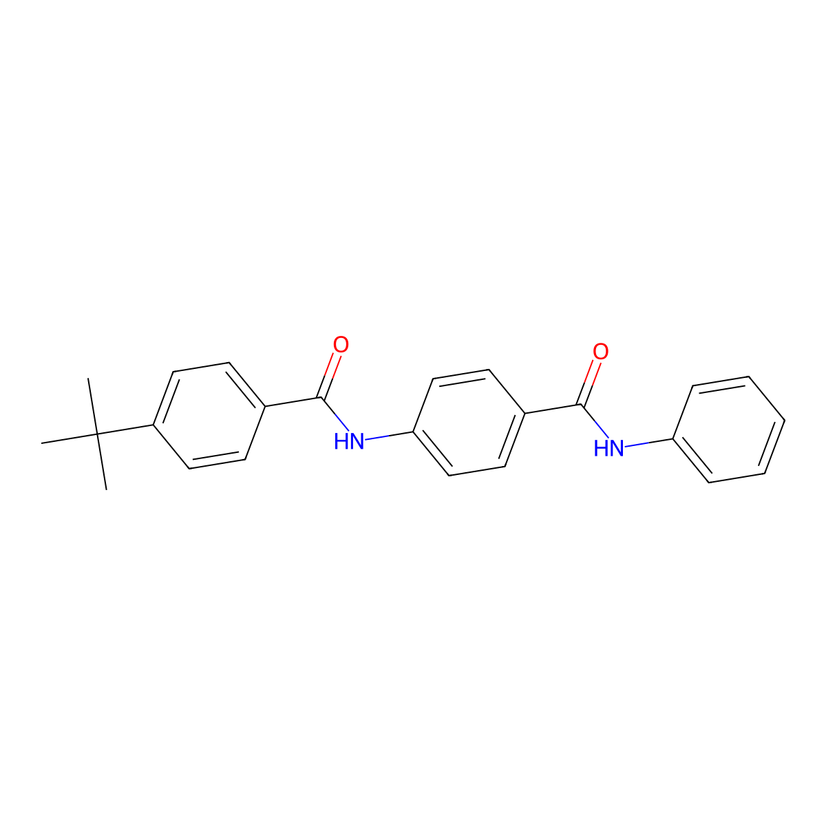 4-tert-butyl-N-[4-(phenylcarbamoyl)phenyl]benzamide molecular structure, CAS 358992-18-4