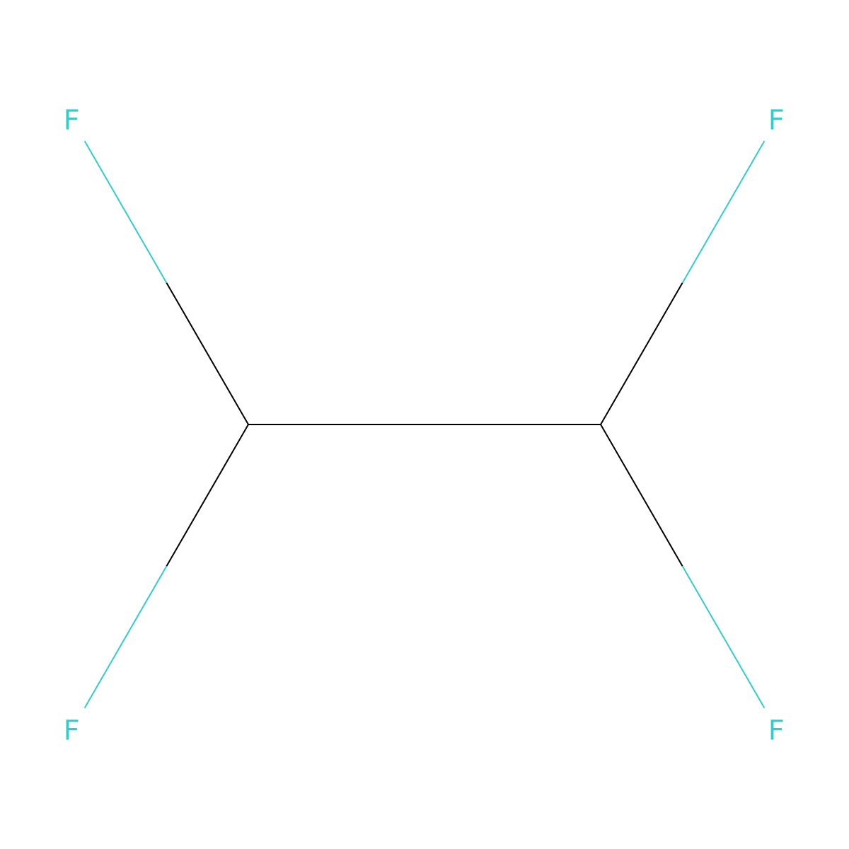 1,1,2,2-Tetrafluoroethane molecular structure, CAS 359-35-3