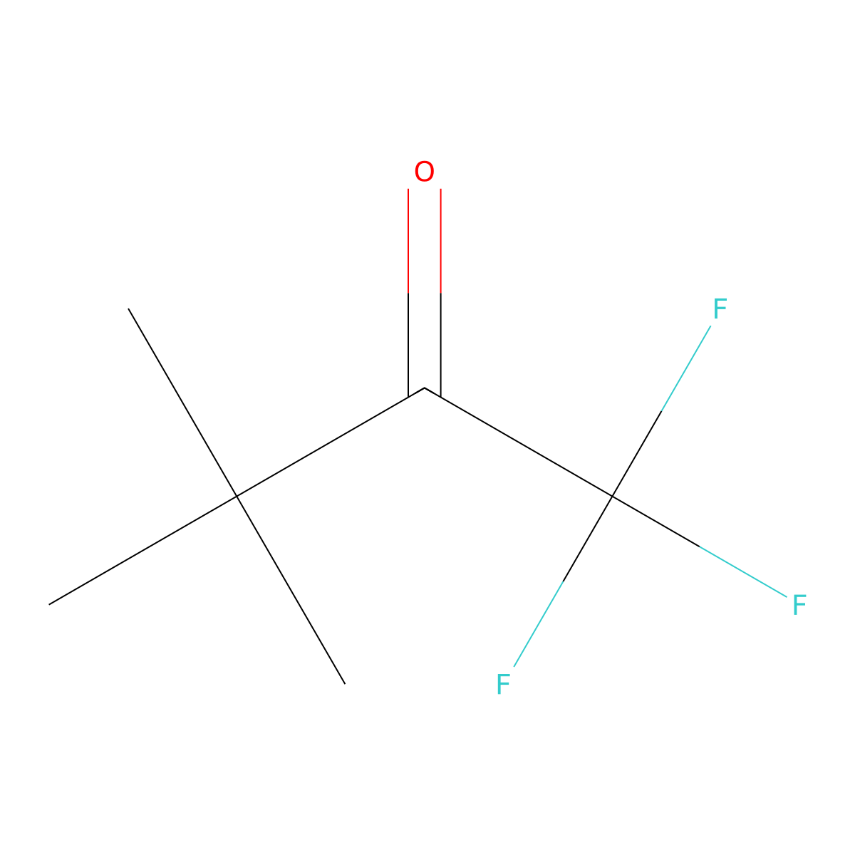 1,1,1-Trifluoro-3,3-dimethyl-butan-2-one molecular structure, CAS 359-61-5
