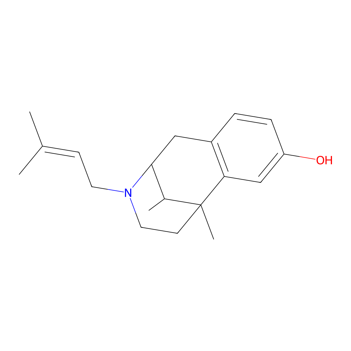 Talwin molecular structure, CAS 359-83-1