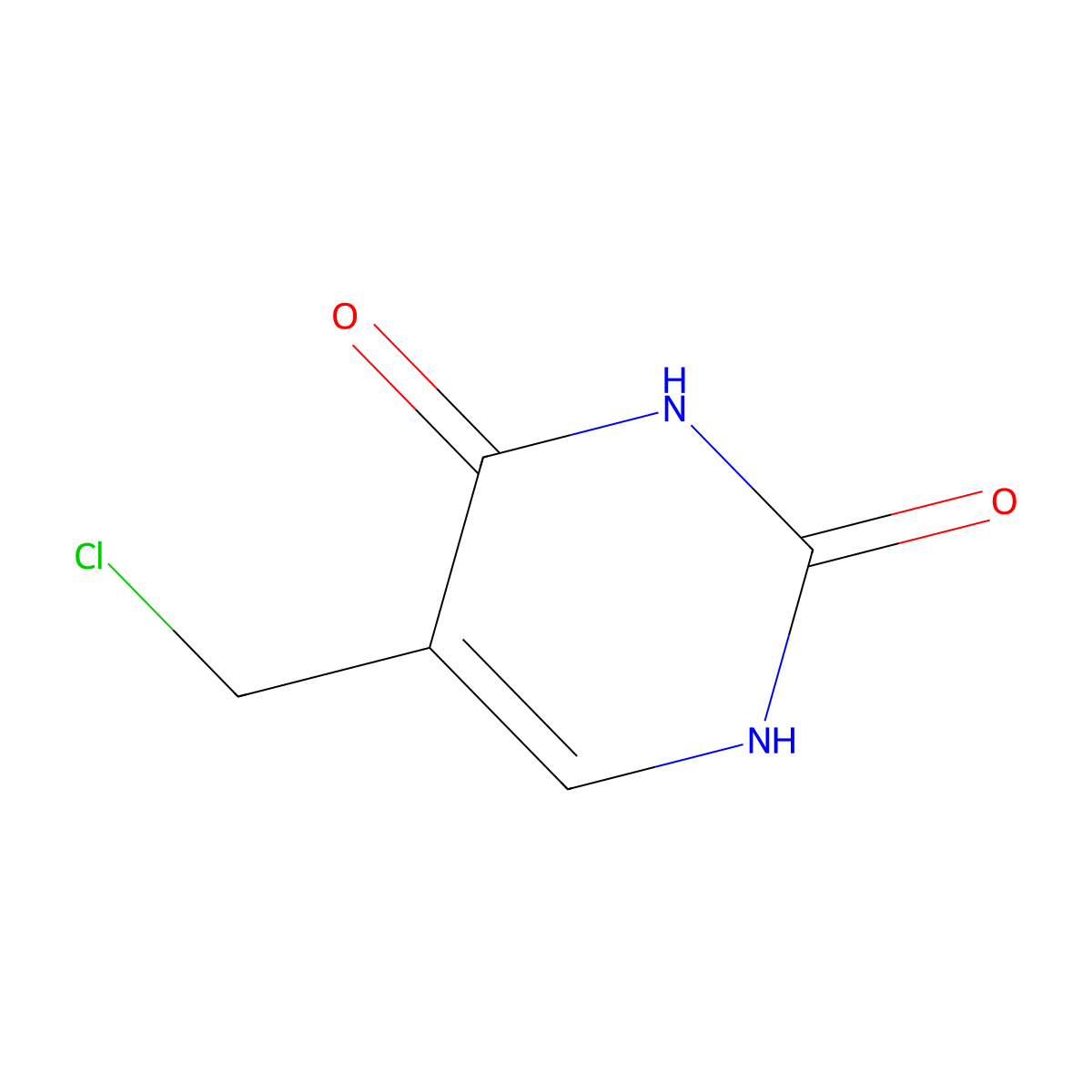5-(Chloromethyl)uracil molecular structure, CAS 3590-48-5