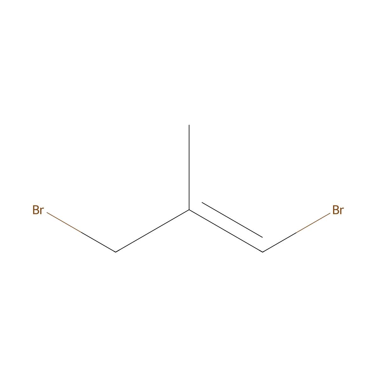(E)-1,3-dibromo-2-methylprop-1-ene molecular structure, CAS 35911-17-2
