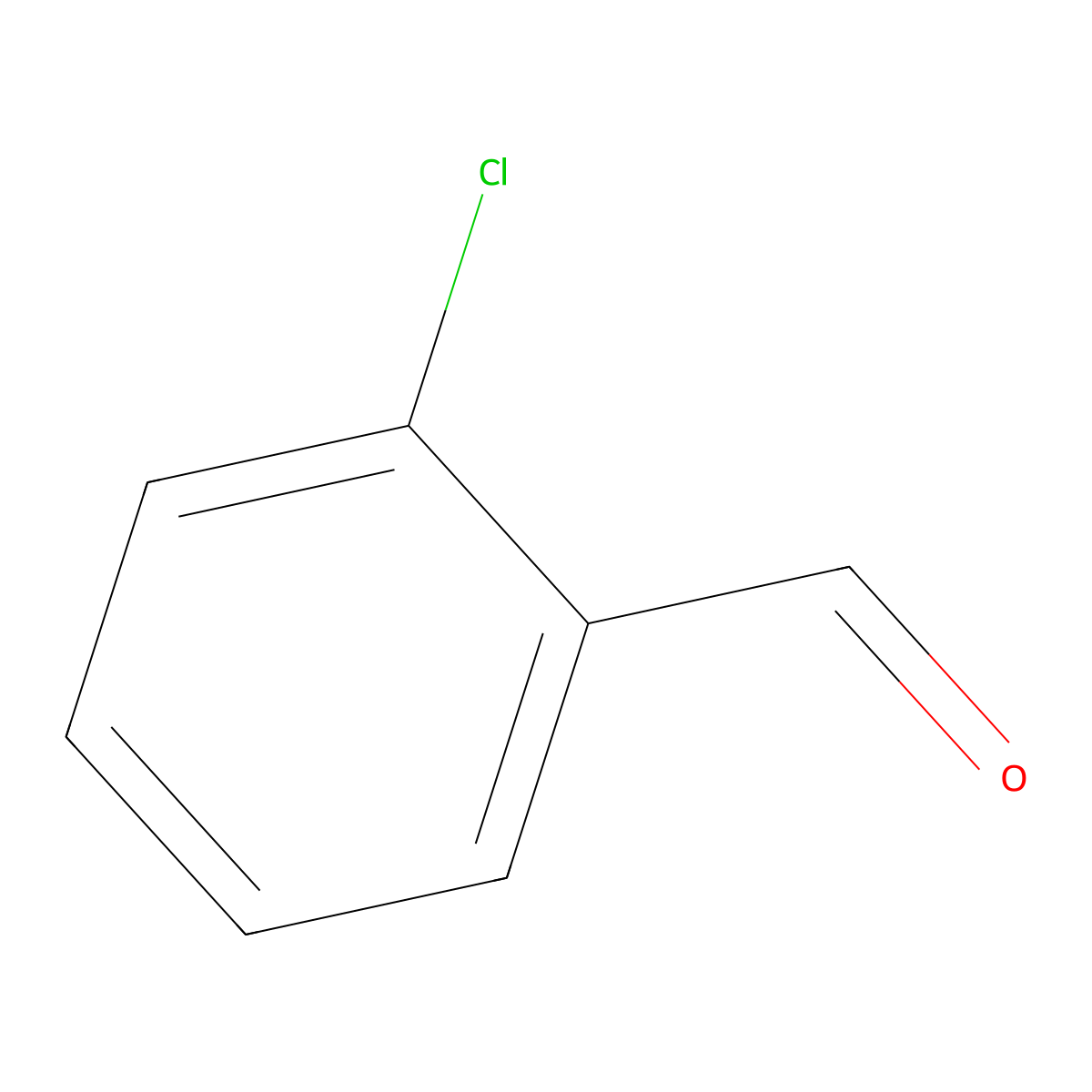 2-Chlorobenzaldehyde molecular structure, CAS 35913-09-8