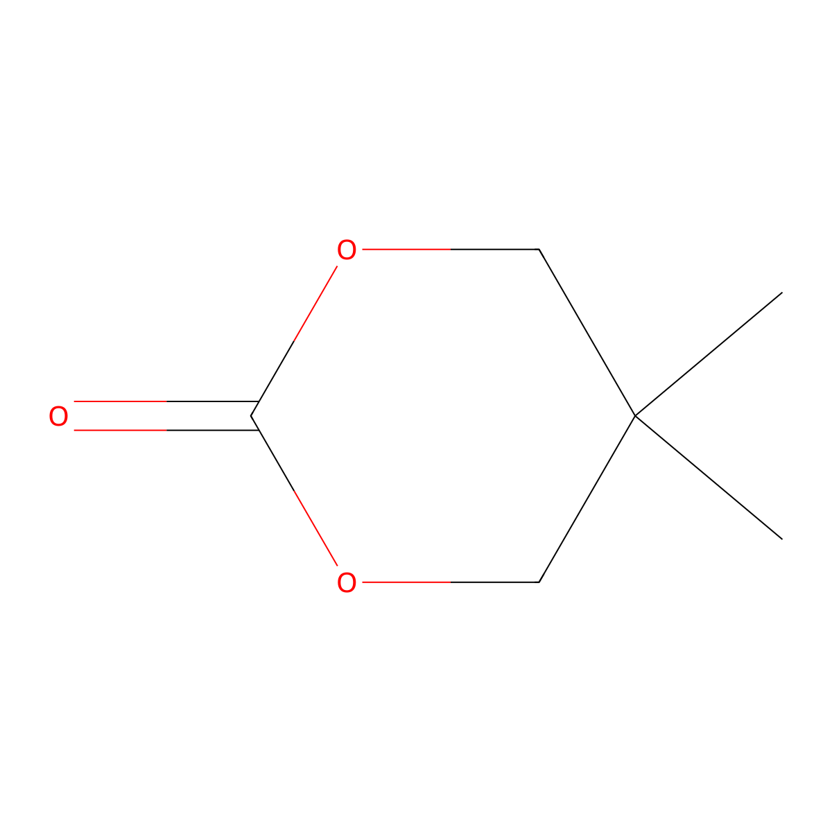 5,5-Dimethyl-1,3-dioxan-2-one molecular structure, CAS 3592-12-9