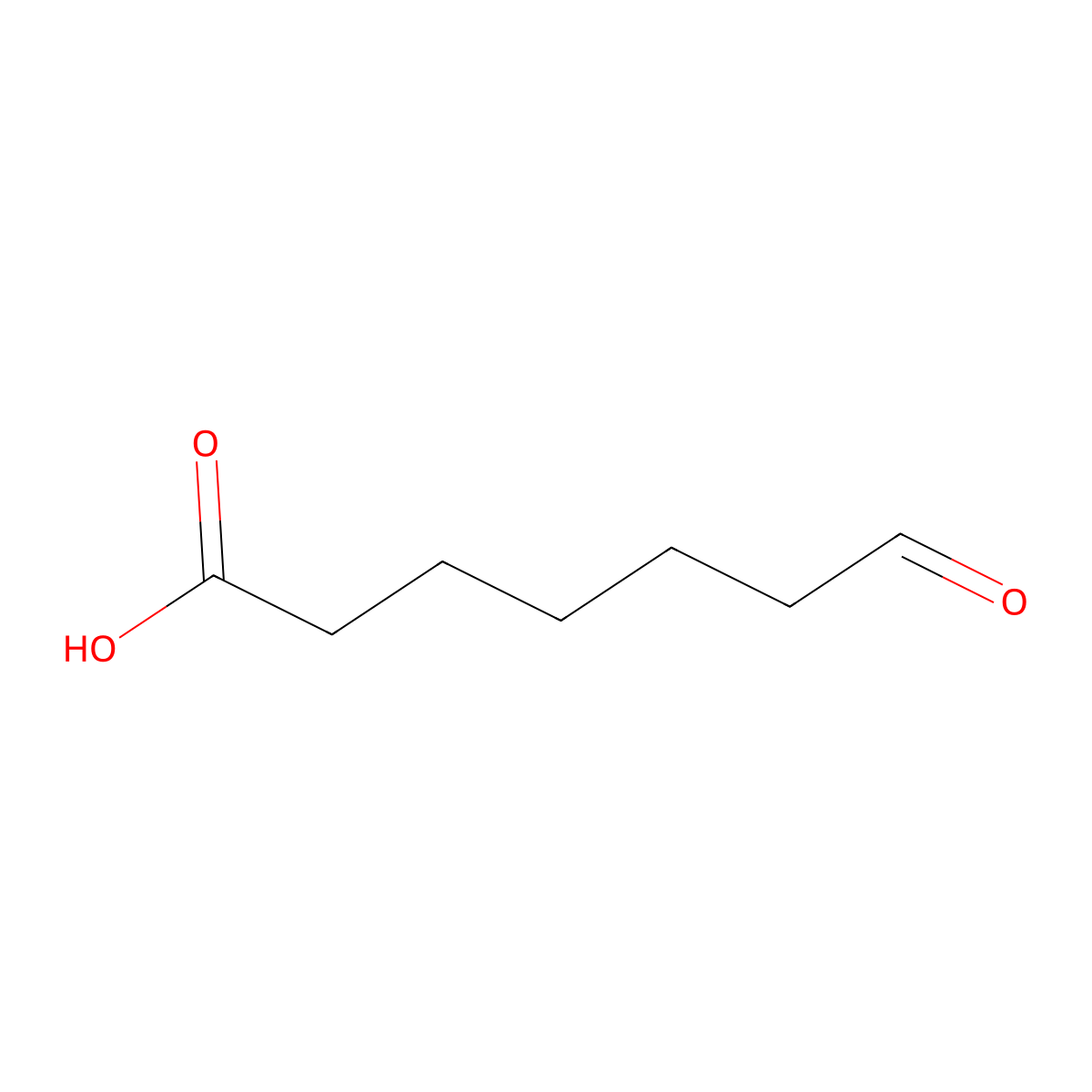 7-Oxoheptanoic acid molecular structure, CAS 35923-65-0
