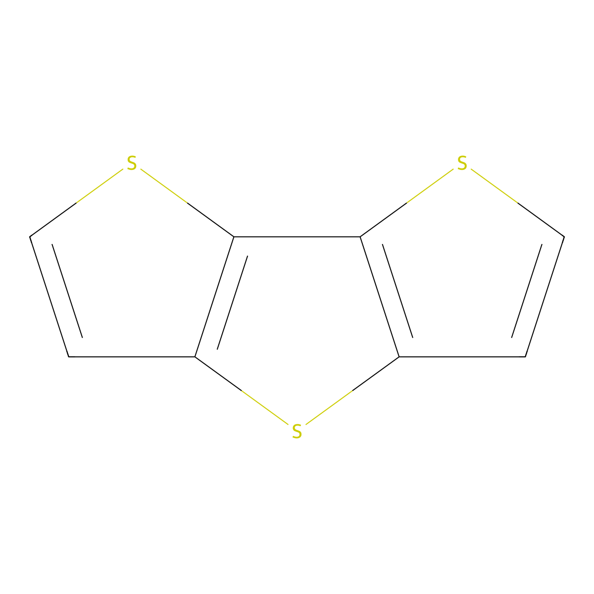 Dithieno(3,2-b:2',3'-d)thiophene molecular structure, CAS 3593-75-7