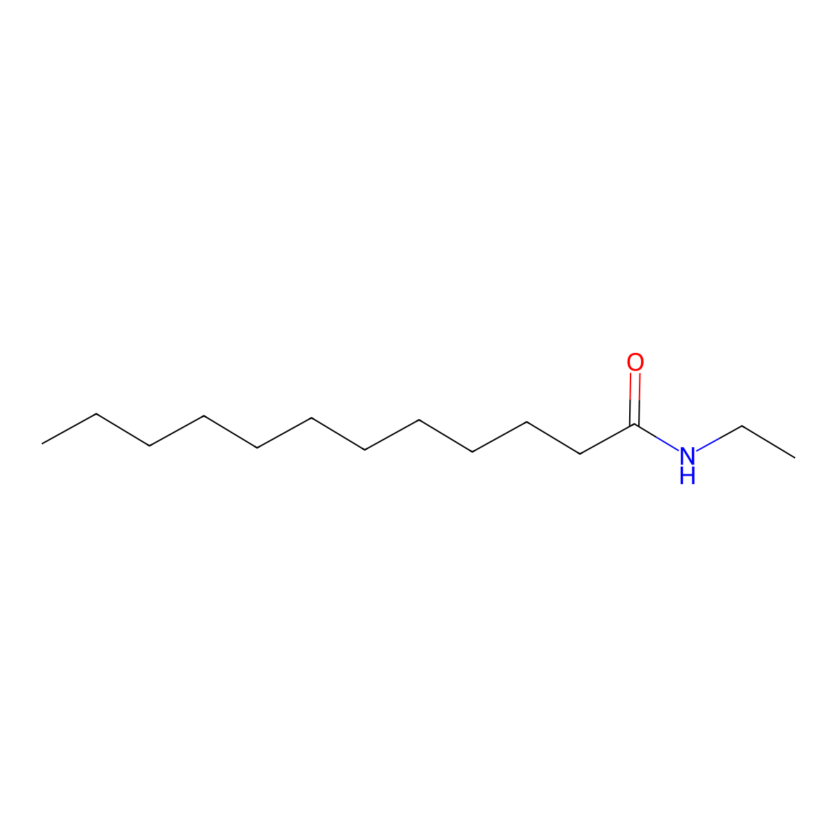 N-ethyldodecanamide molecular structure, CAS 35936-85-7