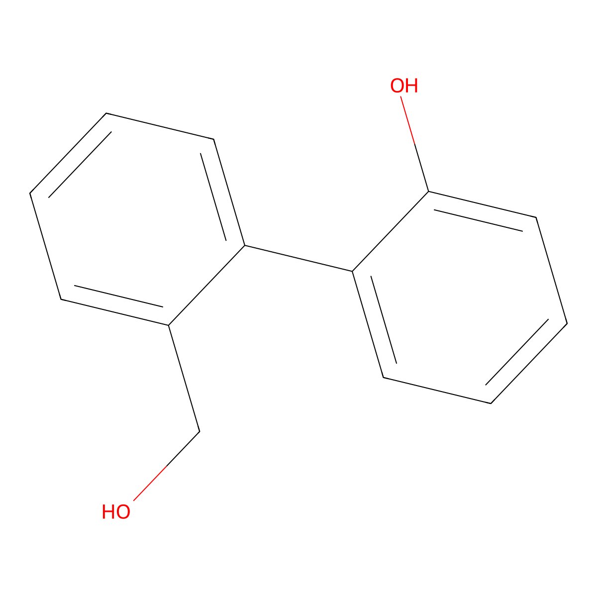 2-(2-Hydroxymethylphenyl)phenol molecular structure, CAS 3594-97-6