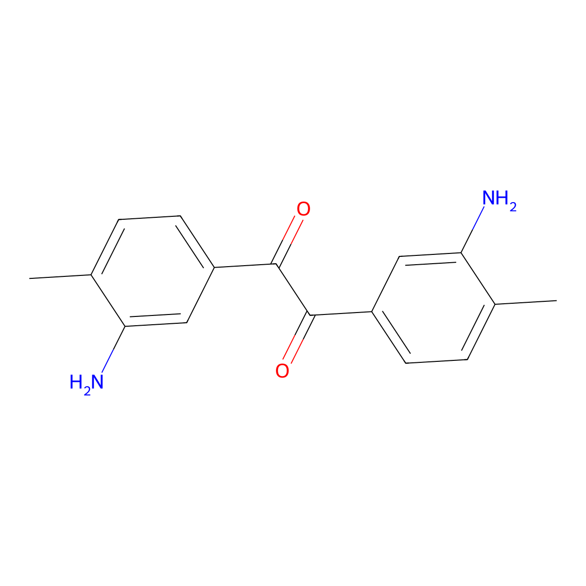 1,2-Bis(3-amino-4-methylphenyl)ethane-1,2-dione molecular structure, CAS 359416-15-2