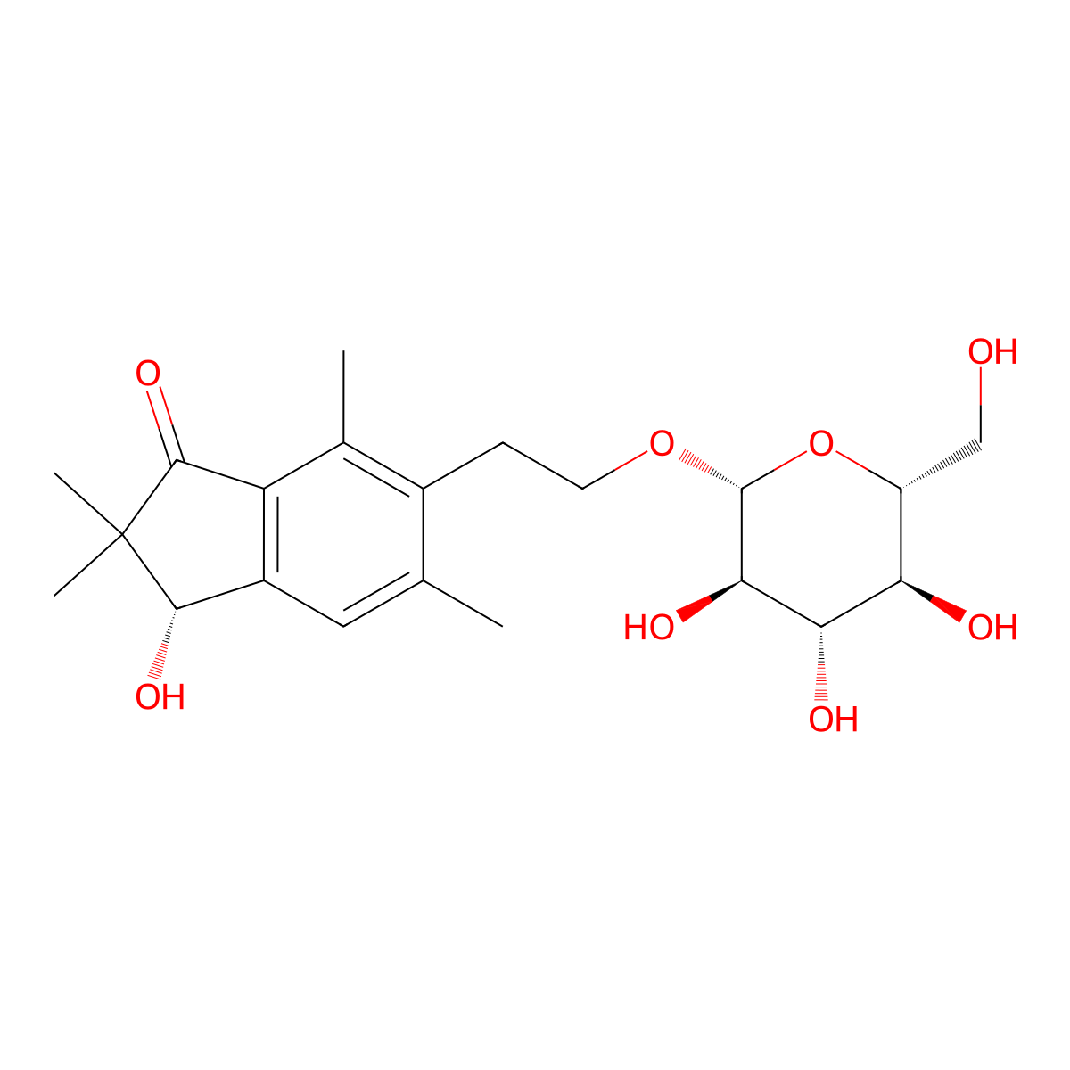 Pteroside D molecular structure, CAS 35943-38-5