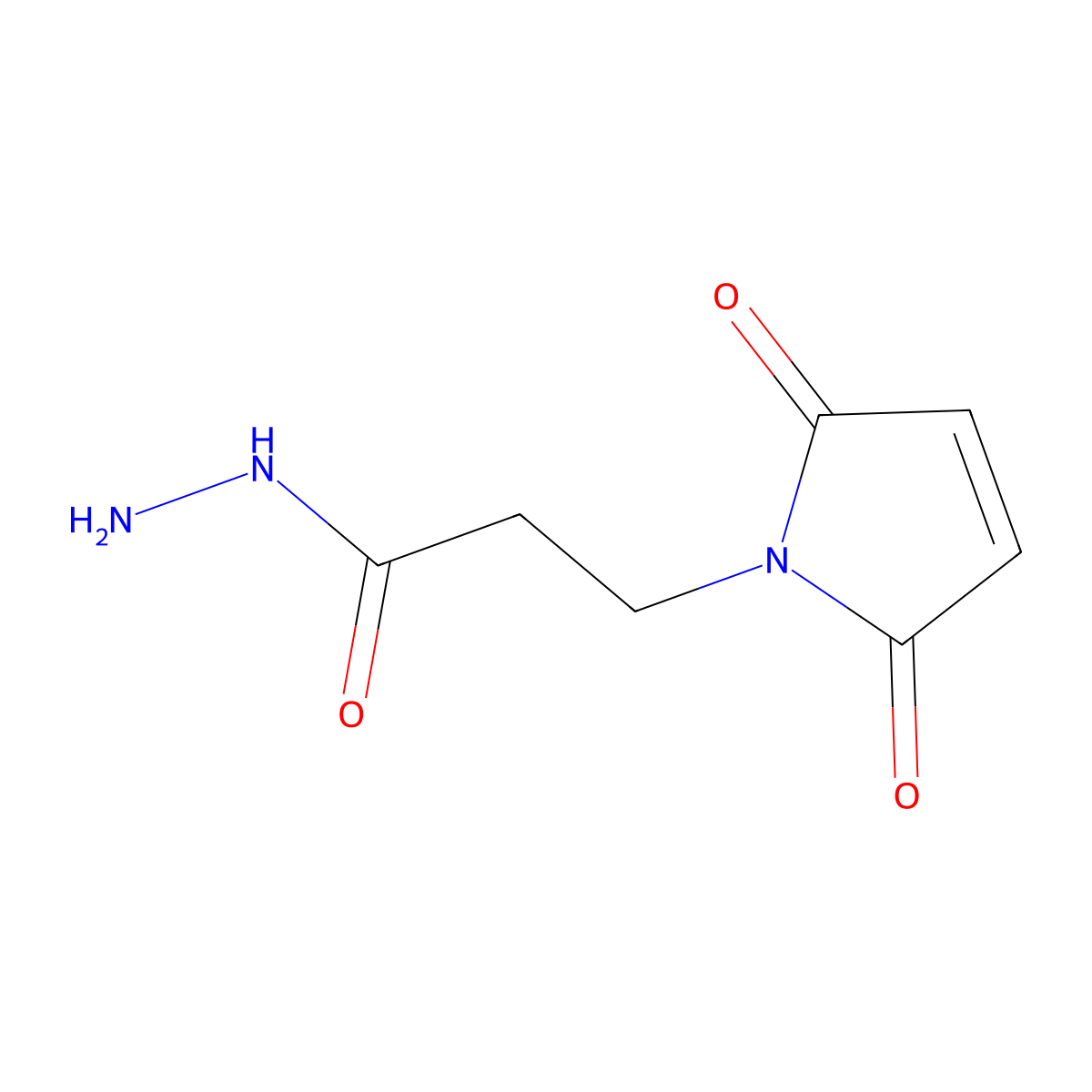 3-Maleimidopropionic acid hydrazide molecular structure, CAS 359436-60-5