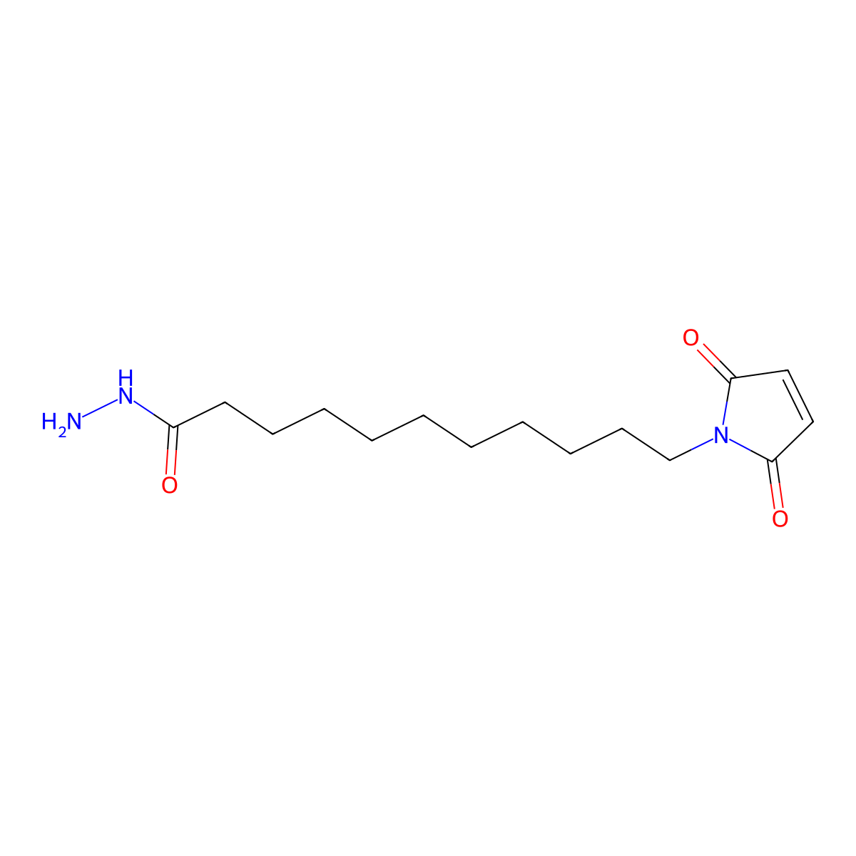 11-Maleimidoundecanoic Acid Hydrazide molecular structure, CAS 359436-62-7