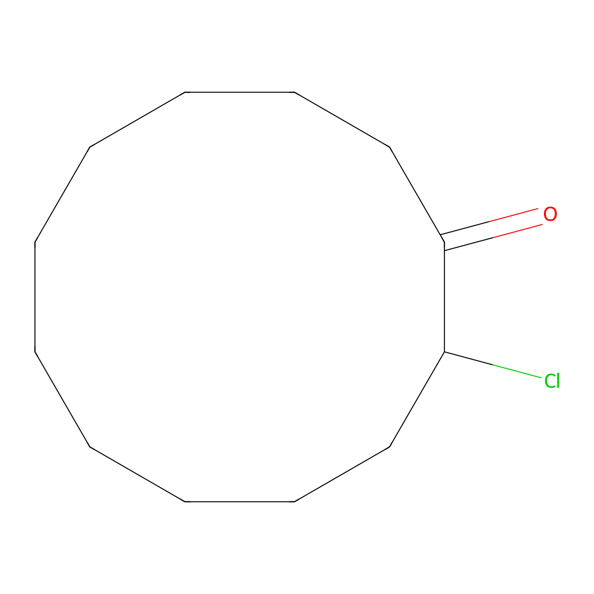 2-Chlorocyclododecanone molecular structure, CAS 35951-28-1