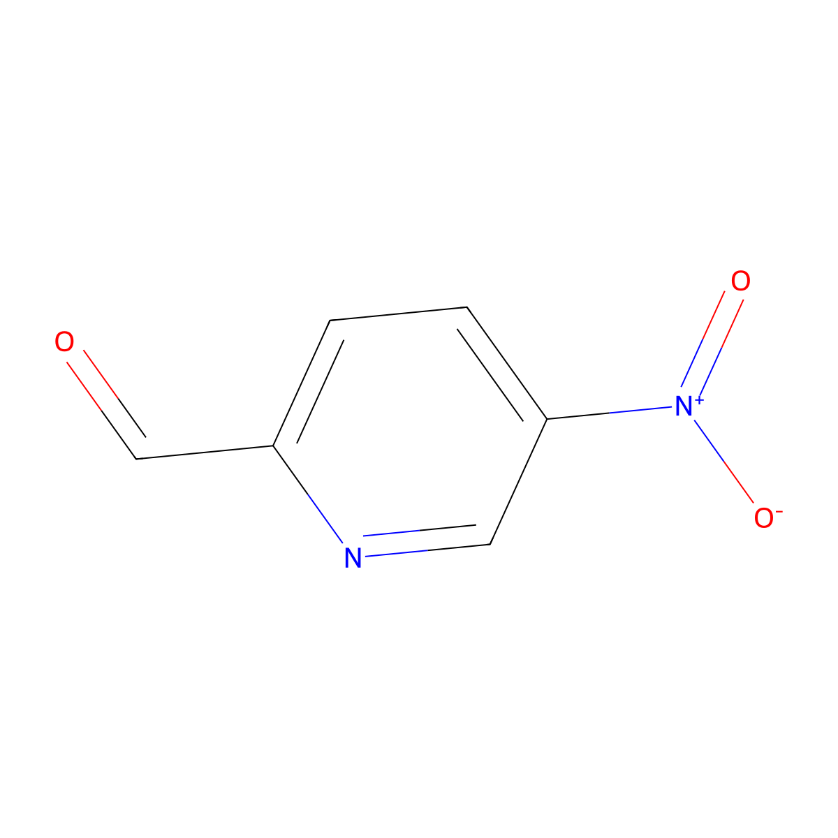 5-Nitropyridine-2-carbaldehyde molecular structure, CAS 35969-75-6