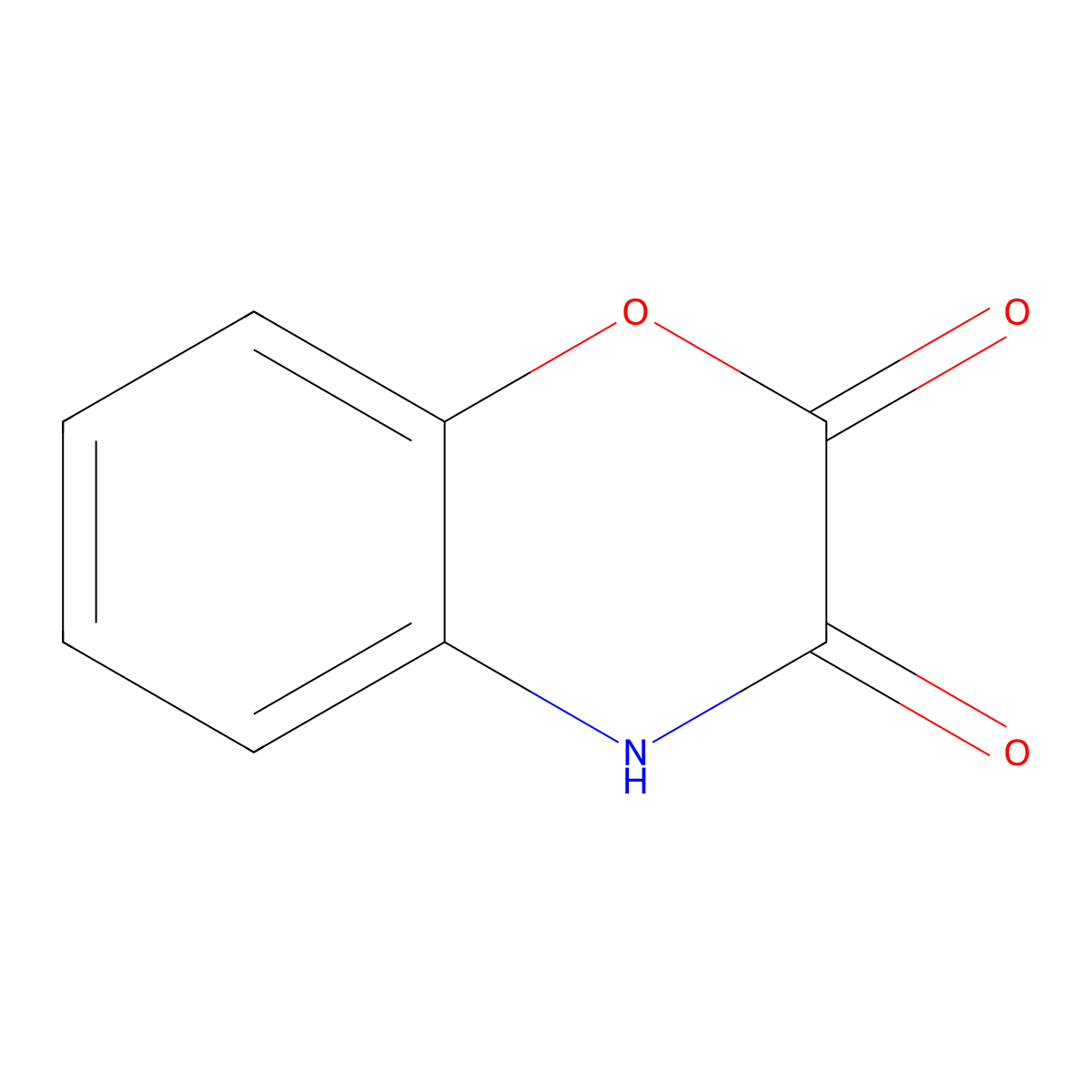 1,4-Benzoxazine-2,3-dione molecular structure, CAS 3597-63-5