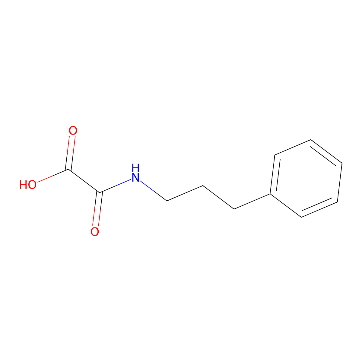 [(3-Phenylpropyl)carbamoyl]formic acid molecular structure, CAS 359731-65-0