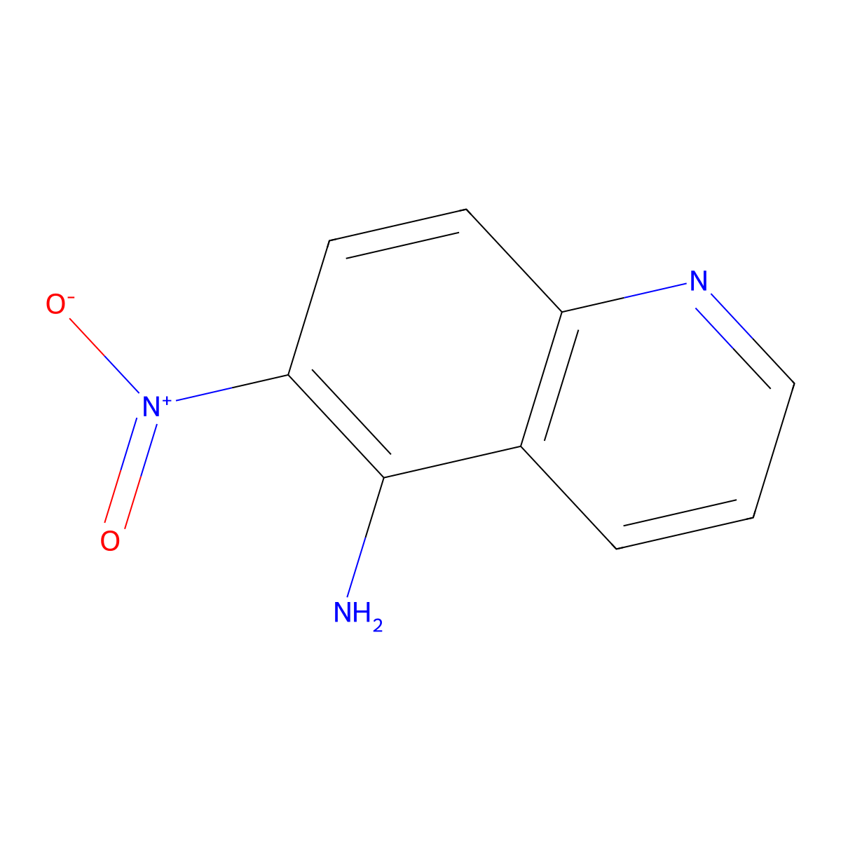 6-Nitroquinolin-5-ylamine molecular structure, CAS 35975-00-9
