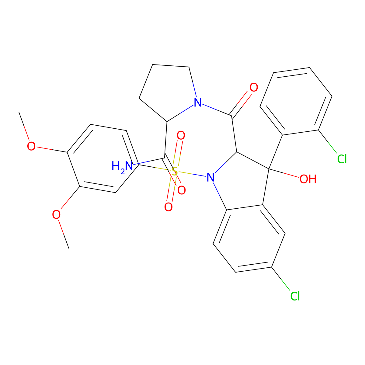 Relcovaptan (SR-49059) molecular structure, CAS 359761-91-4