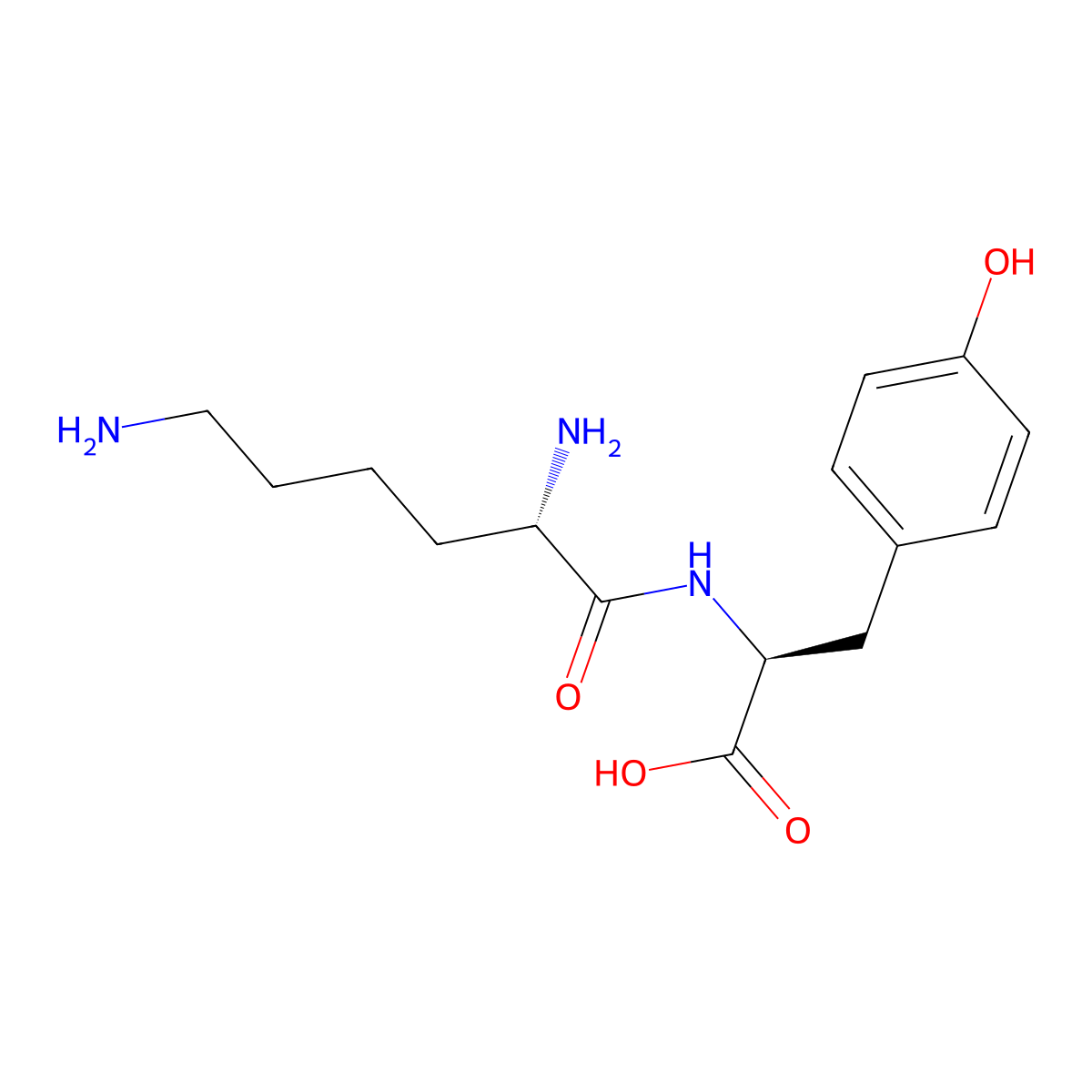 Lys-Tyr molecular structure, CAS 35978-98-4