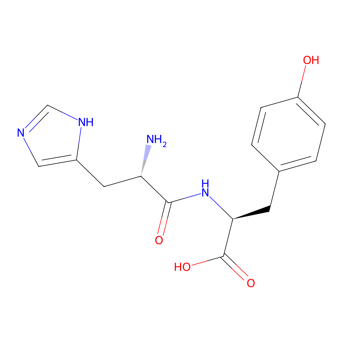 His-Tyr molecular structure, CAS 35979-00-1