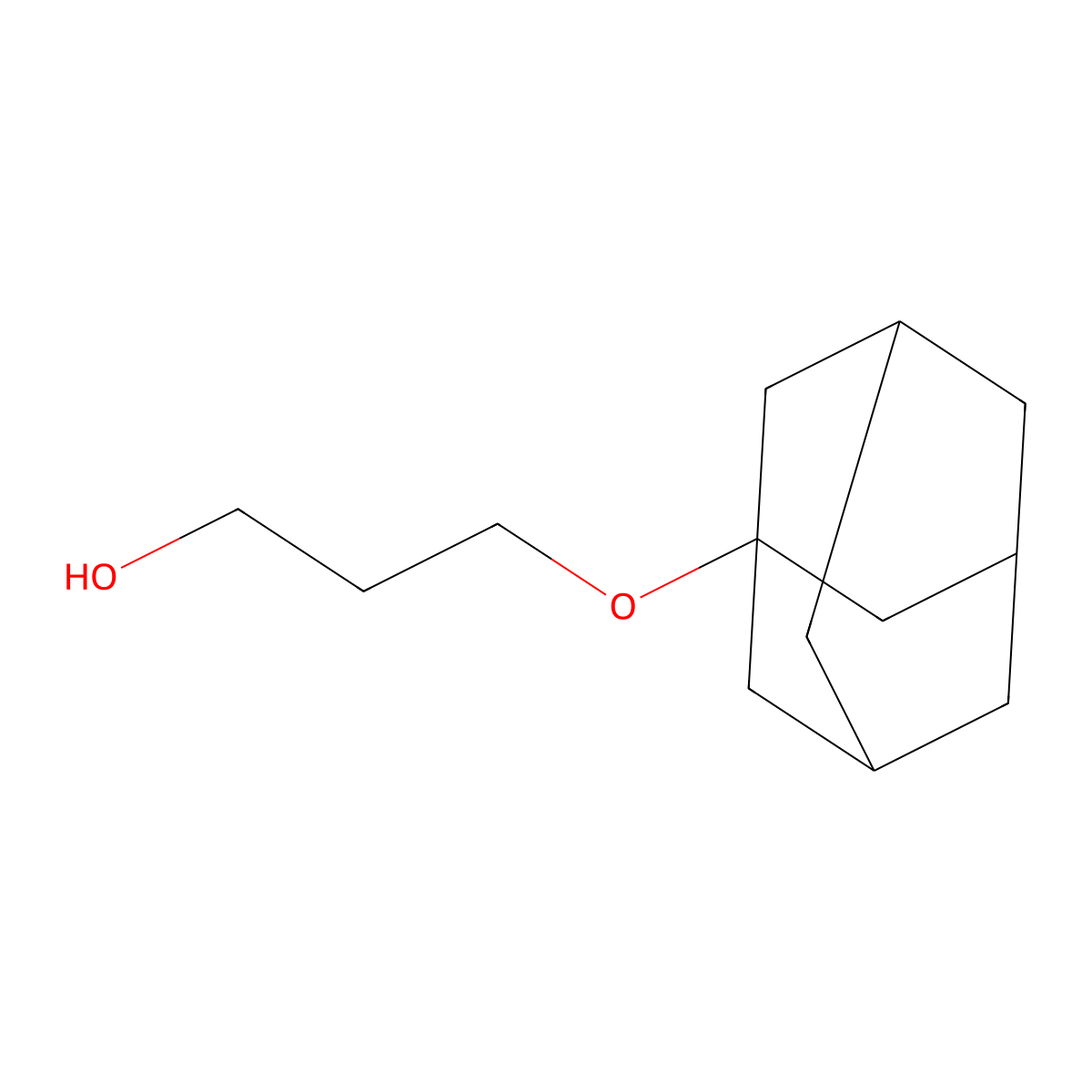 3-(1-Adamantyloxy)propan-1-ol molecular structure, CAS 359827-31-9