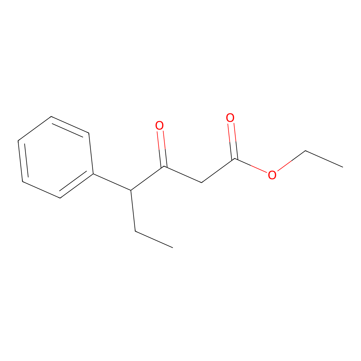 Ethyl 3-oxo-4-phenylhexanoate molecular structure, CAS 359828-75-4