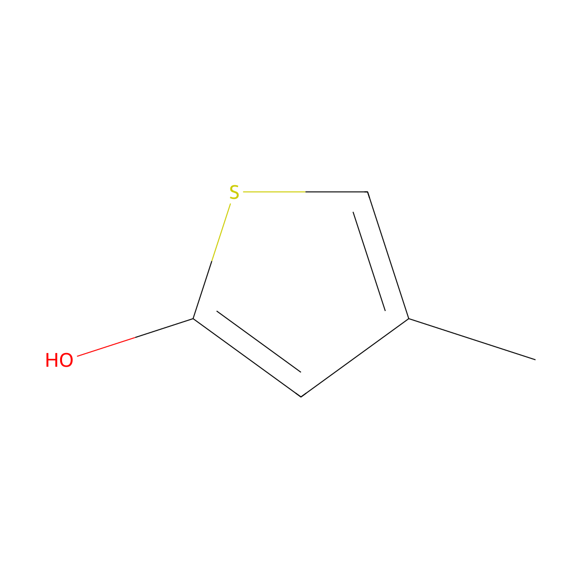 2-Hydroxy-4-methylthiophene molecular structure, CAS 35983-75-6