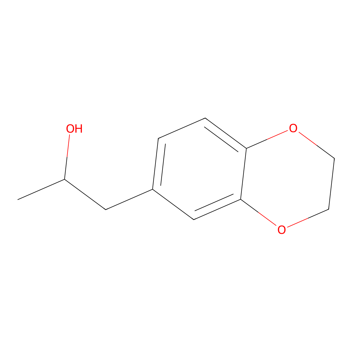 1-(2,3-Dihydrobenzo[b][1,4]dioxin-6-yl)propan-2-ol molecular structure, CAS 35987-38-3