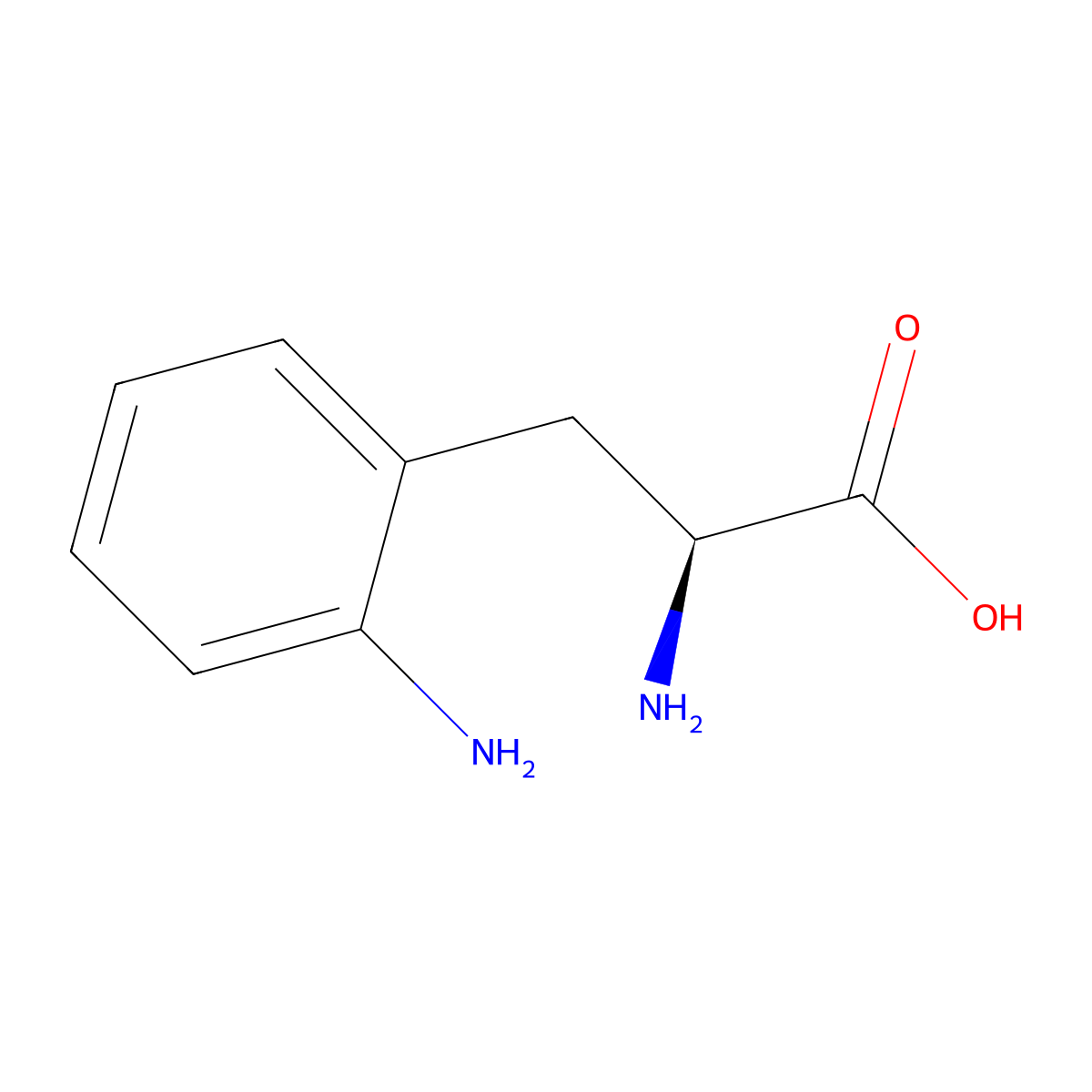 2-Amino-L-phenylalanine molecular structure, CAS 35987-78-1