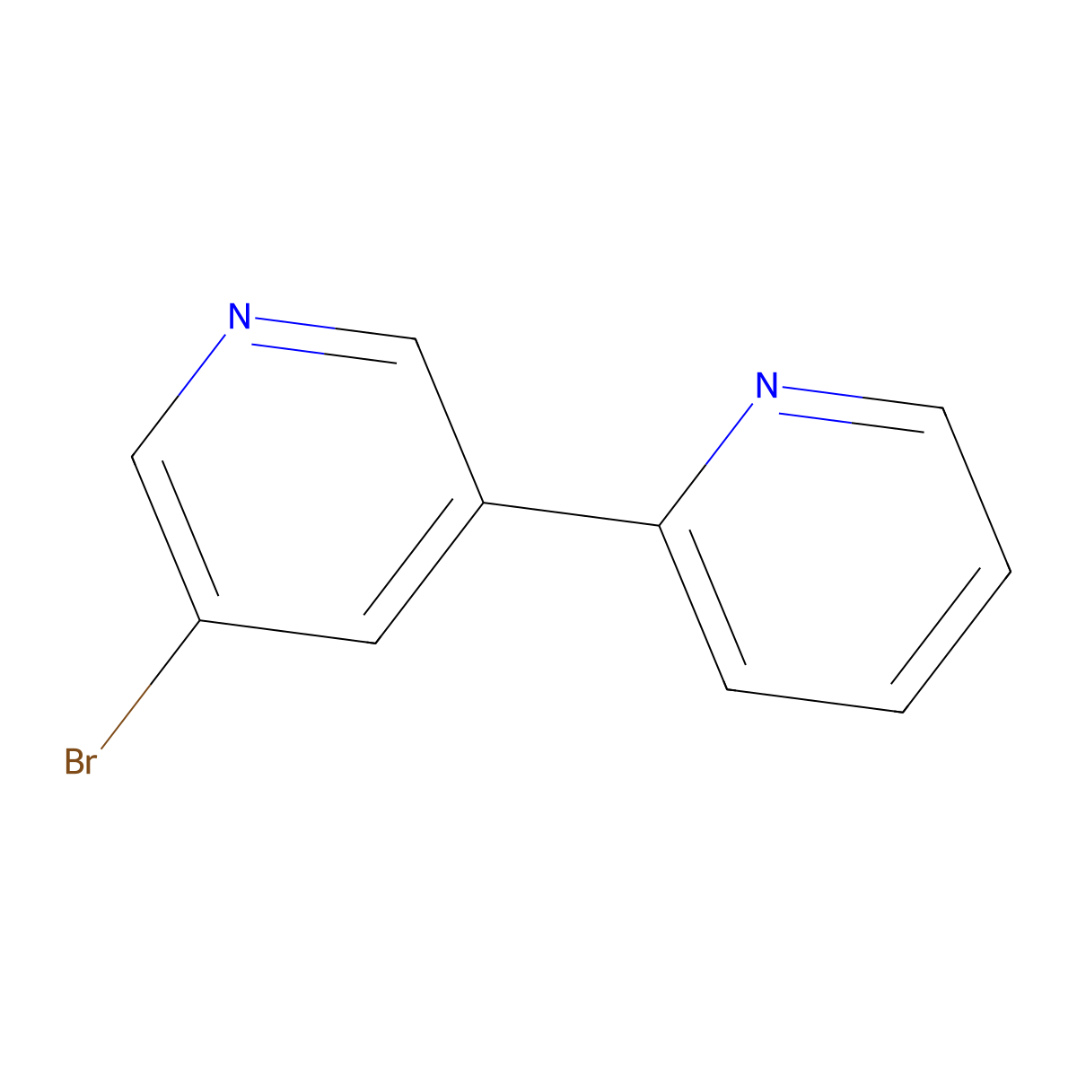 5'-Bromo-2,3'-bipyridine molecular structure, CAS 35989-02-7