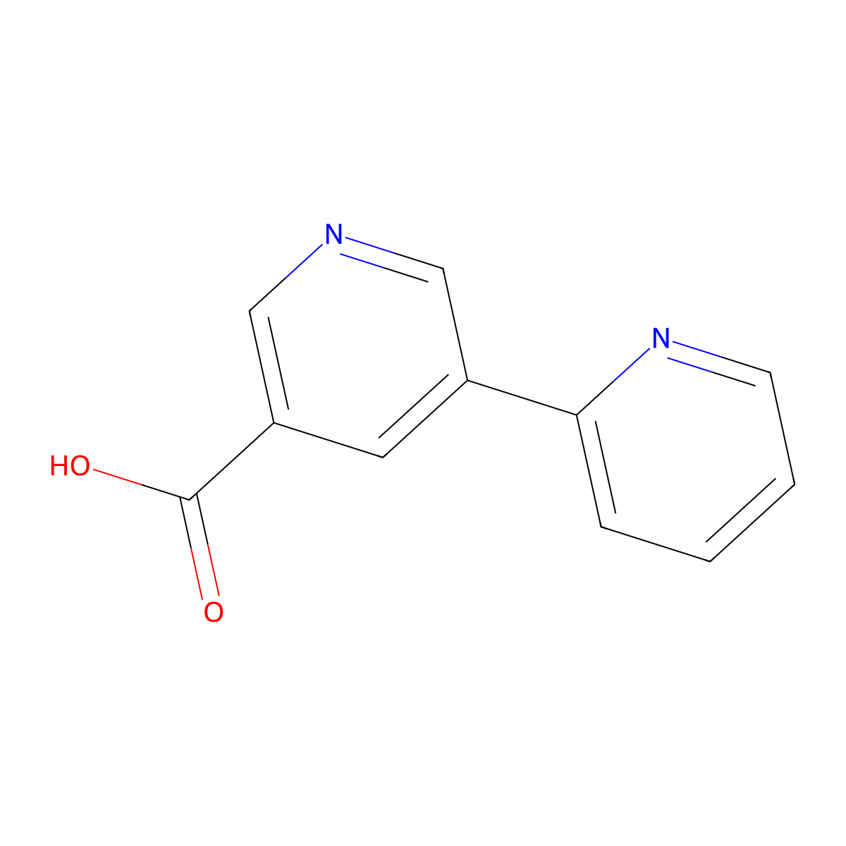 (2,3'-Bipyridine)-5'-carboxylic acid molecular structure, CAS 35989-05-0