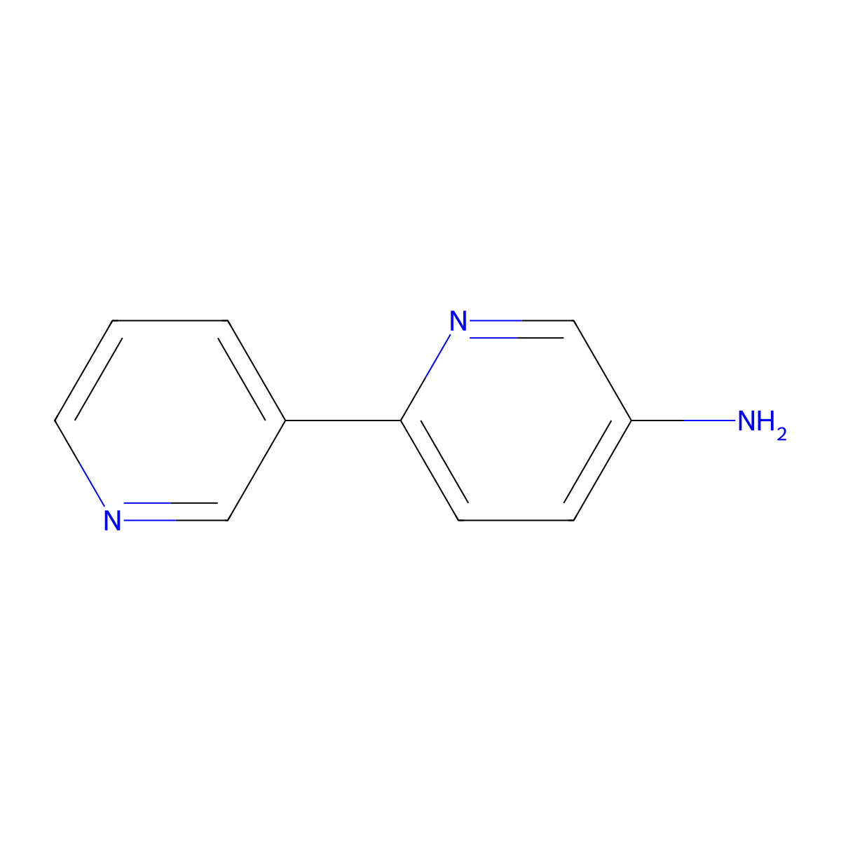 6-(Pyridin-3-yl)pyridin-3-amine molecular structure, CAS 35989-06-1