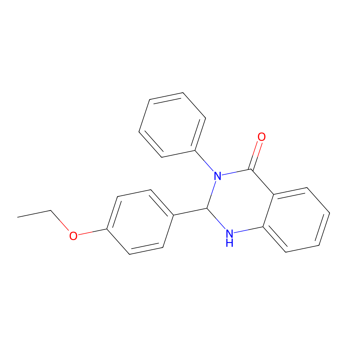 2-(4-Ethoxyphenyl)-3-phenyl-1,2-dihydroquinazolin-4-one molecular structure, CAS 359900-32-6