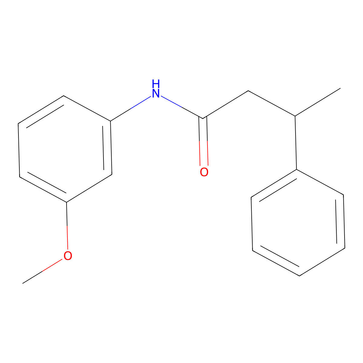 N-(3-methoxyphenyl)-3-phenylbutanamide molecular structure, CAS 359903-27-8