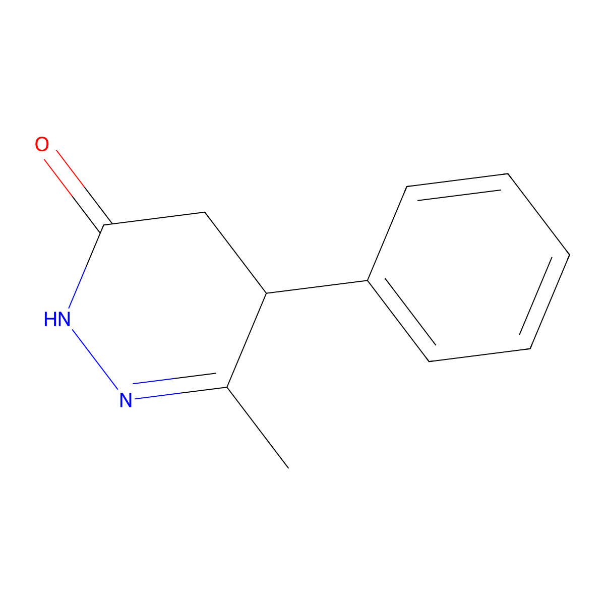 6-Methyl-5-phenyl-4,5-dihydropyridazin-3-ol molecular structure, CAS 35991-33-4
