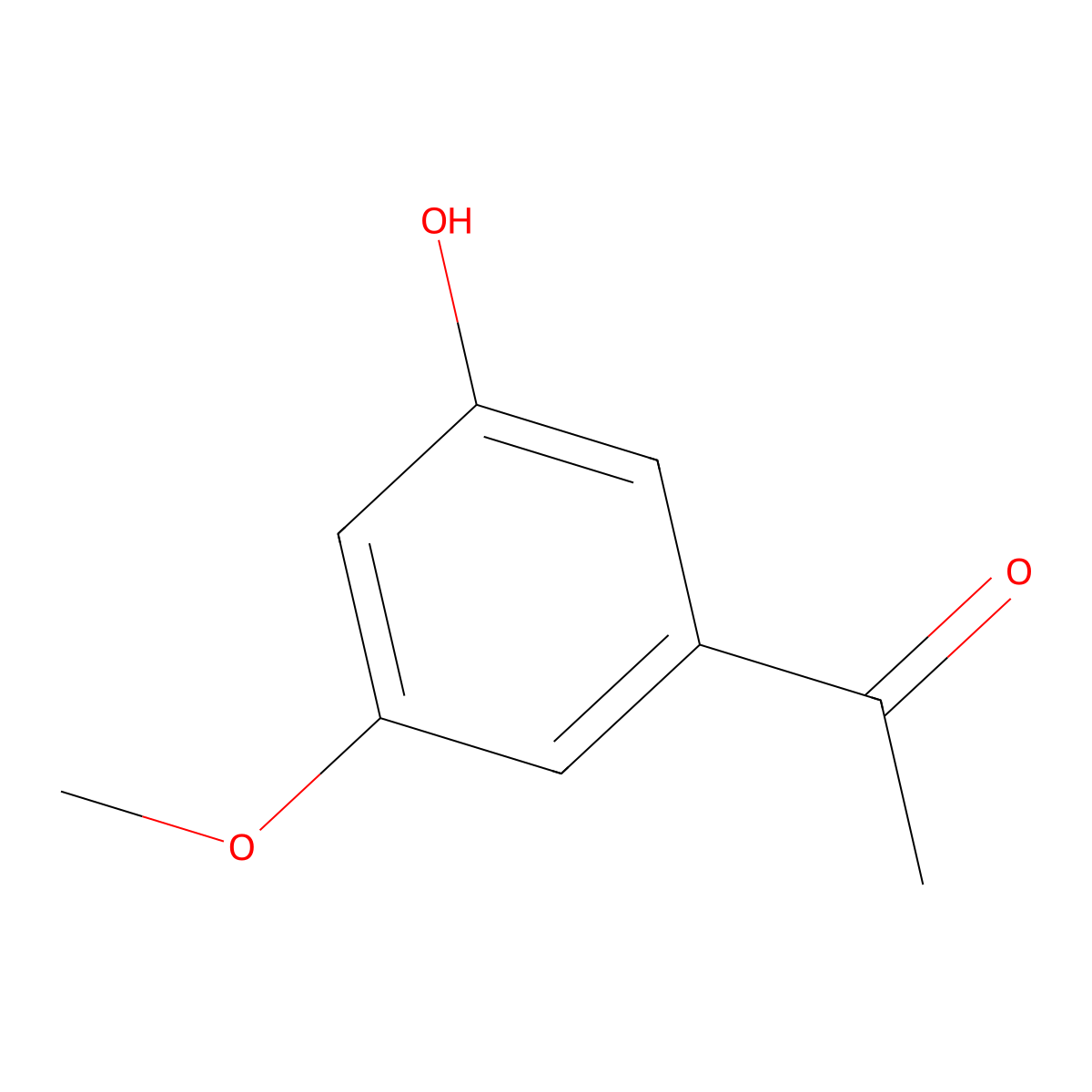1-(3-Hydroxy-5-methoxyphenyl)ethanone molecular structure, CAS 35999-23-6