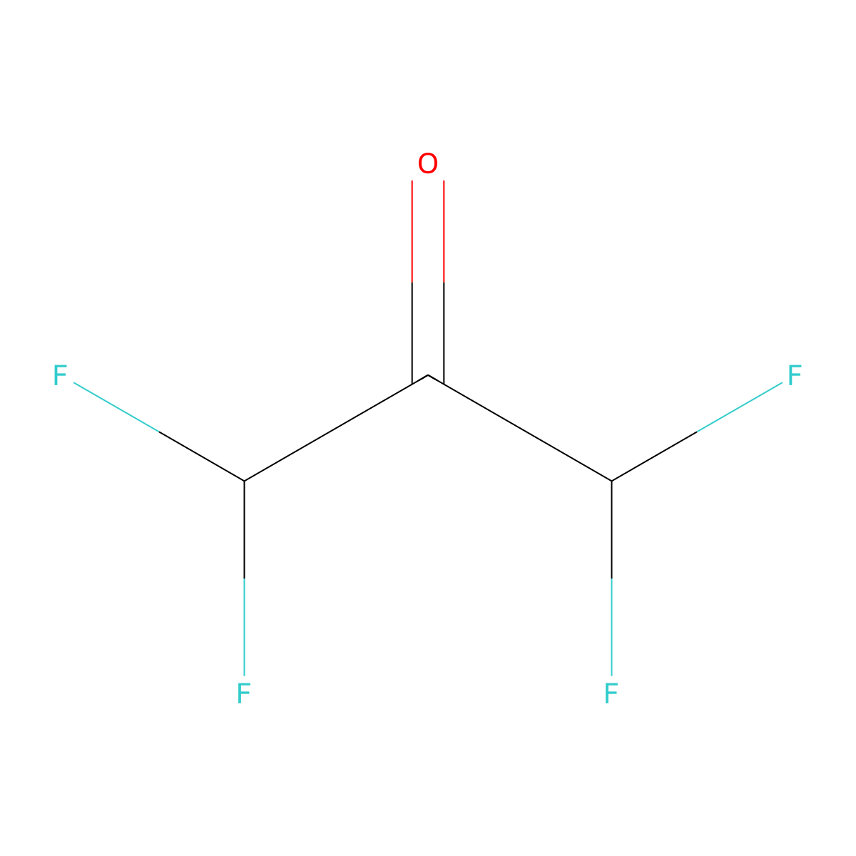 2-Propanone, 1,1,3,3-tetrafluoro- molecular structure, CAS 360-52-1