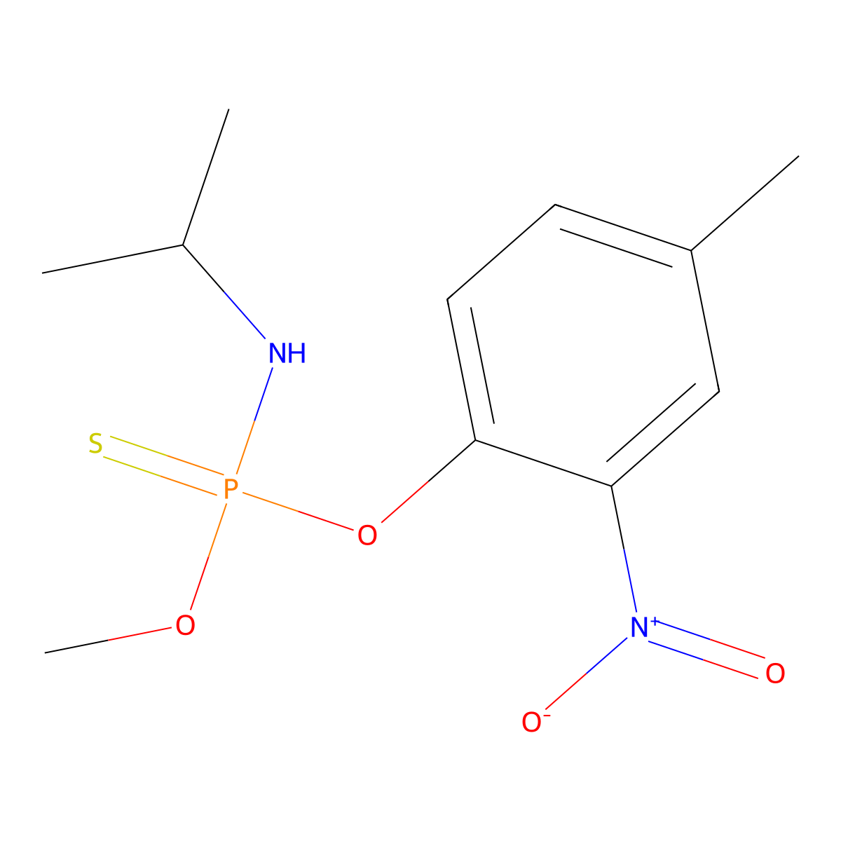 Amiprofos-methyl molecular structure, CAS 36001-88-4