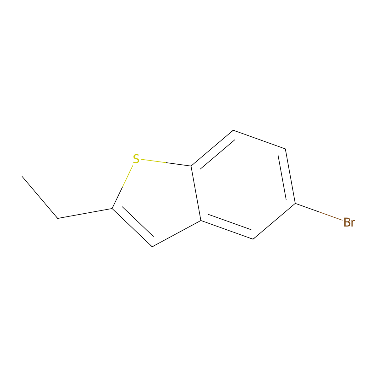 5-Bromo-2-ethyl-1-benzothiophene molecular structure, CAS 360044-66-2
