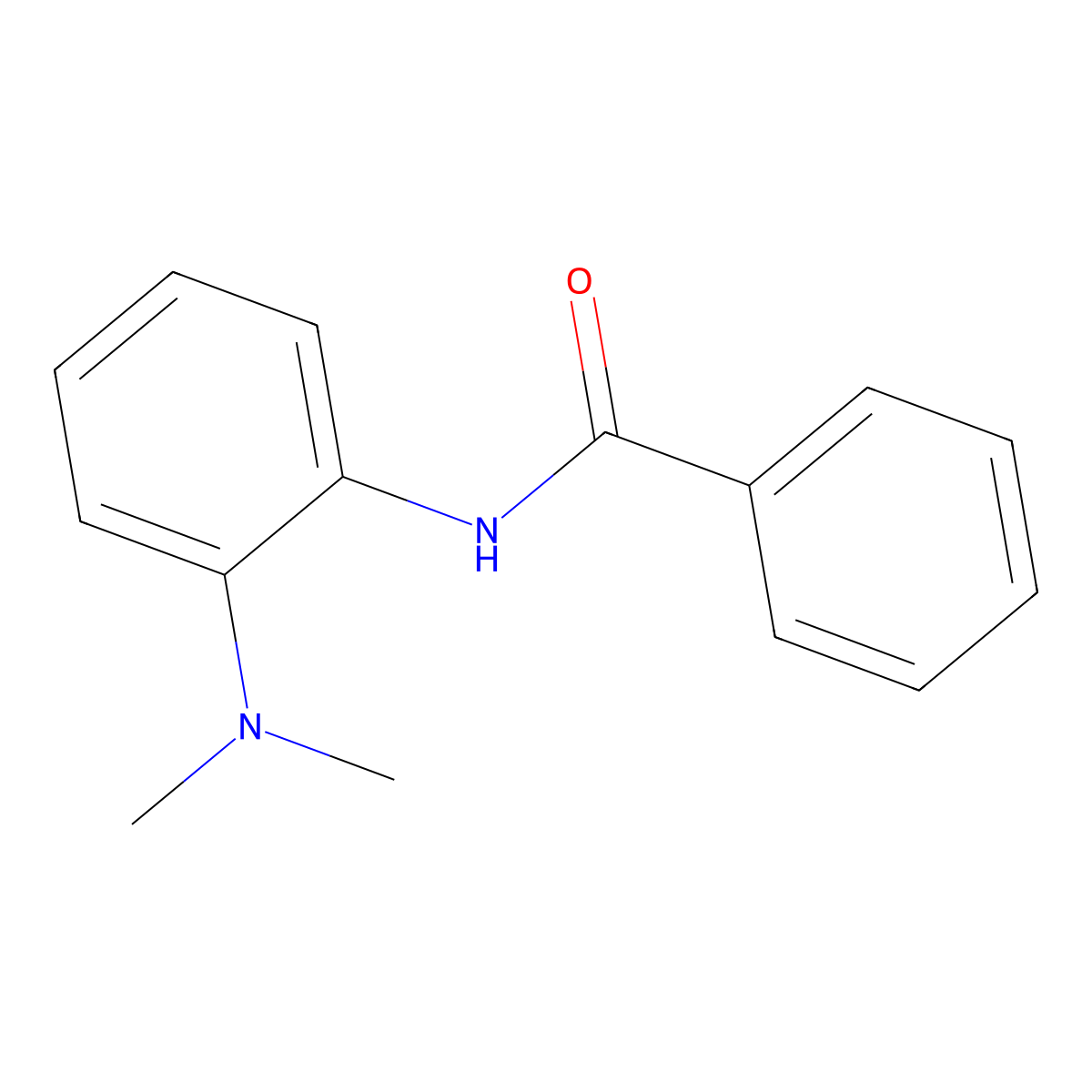 N-(2-Dimethylaminophenyl)benzamide molecular structure, CAS 360044-93-5