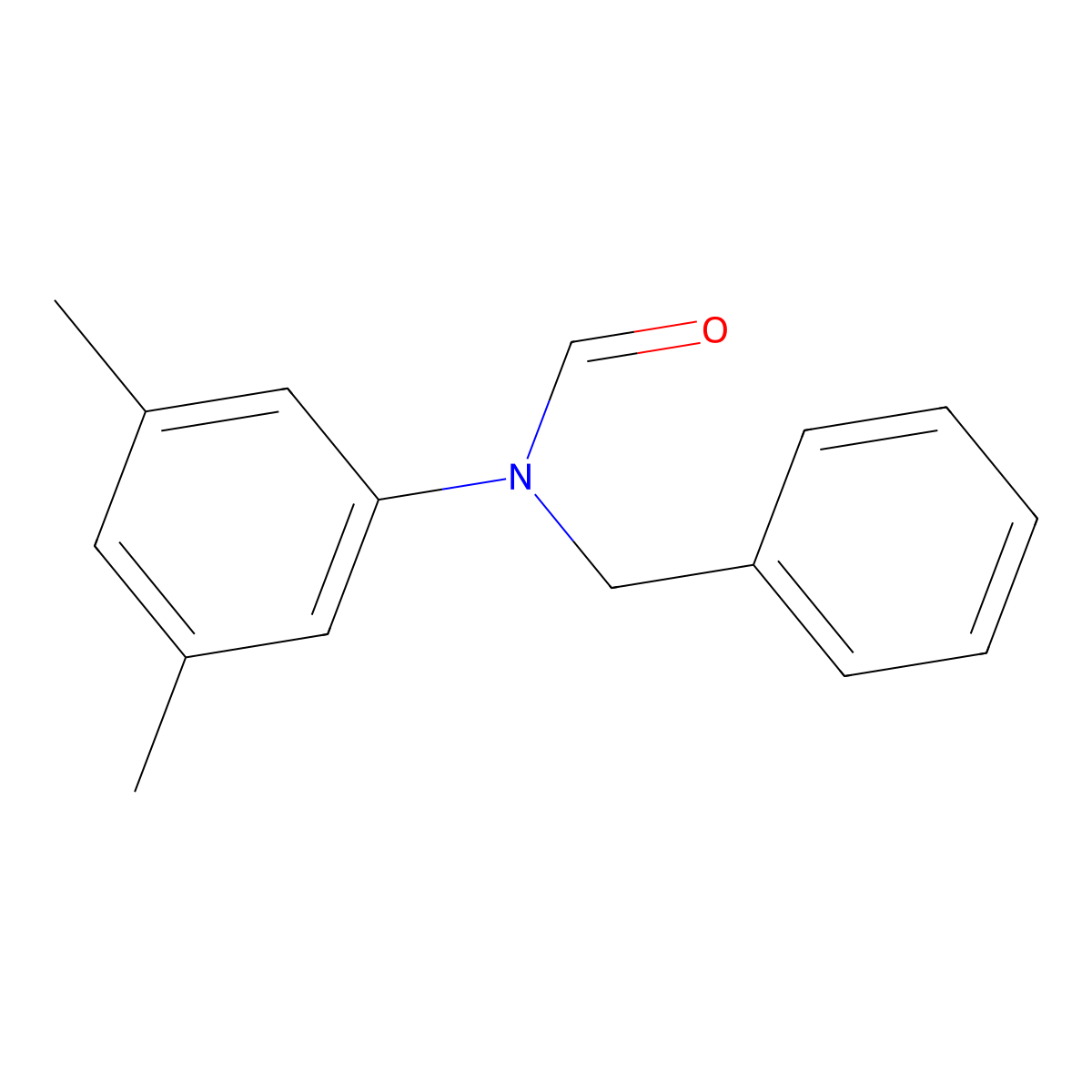 N-benzyl-N-(3,5-dimethylphenyl)formamide molecular structure, CAS 360044-98-0