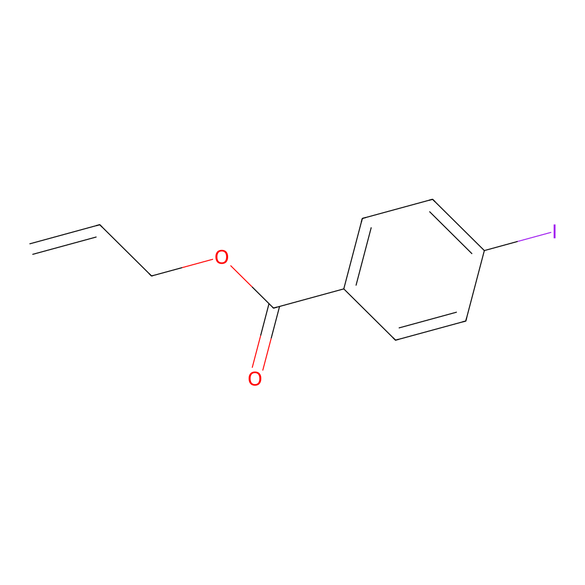 Allyl 4-iodobenzoate molecular structure, CAS 360045-14-3