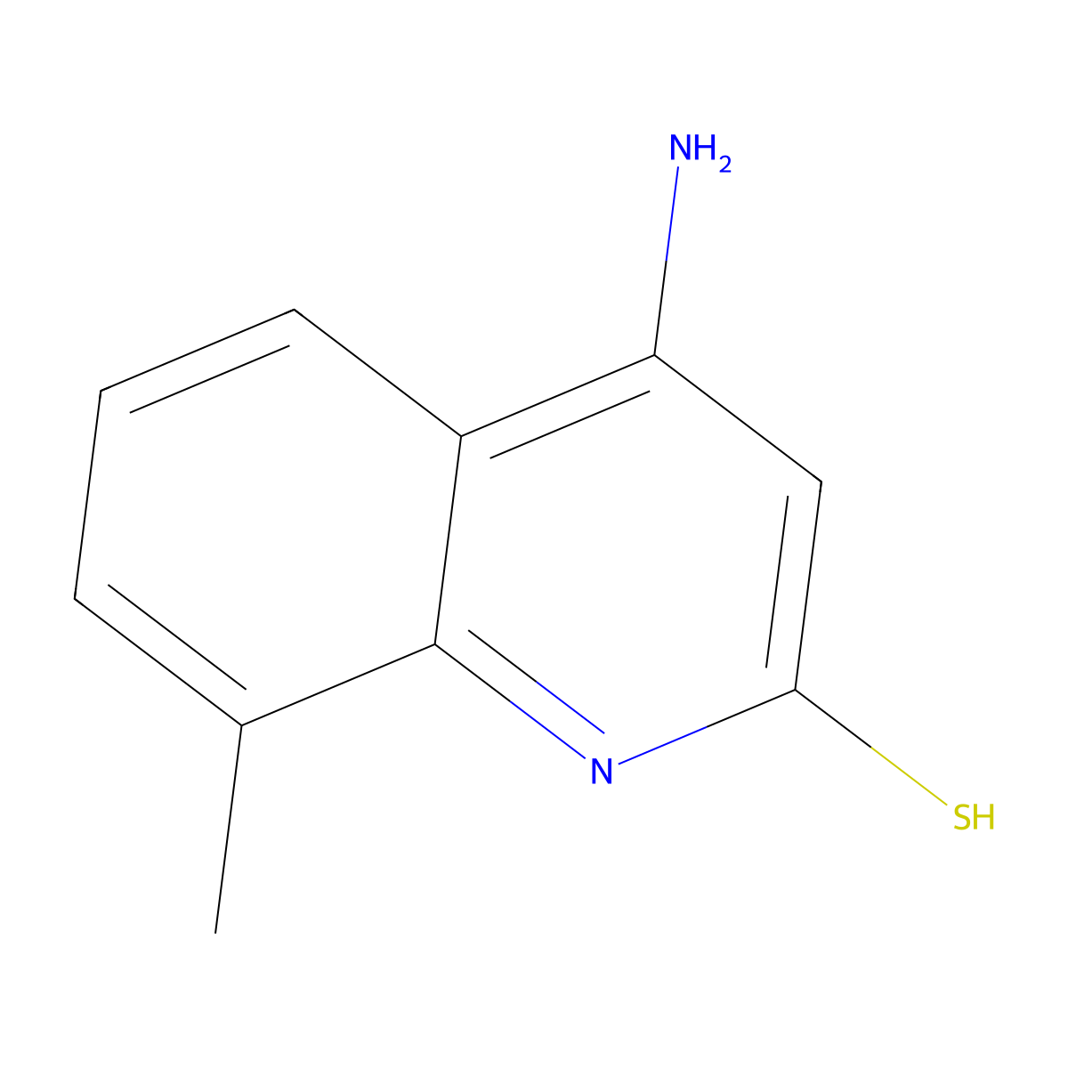 4-Amino-8-methyl-1,2-dihydroquinoline-2-thione molecular structure, CAS 360078-60-0