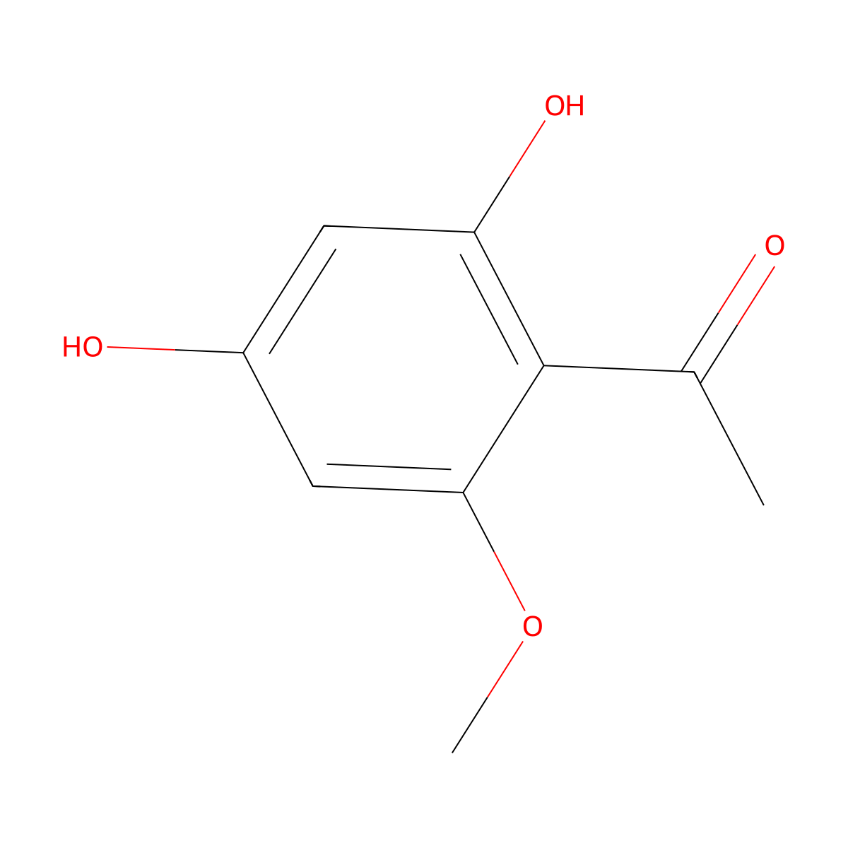 1-(2,4-Dihydroxy-6-methoxyphenyl)ethan-1-one molecular structure, CAS 3602-54-8