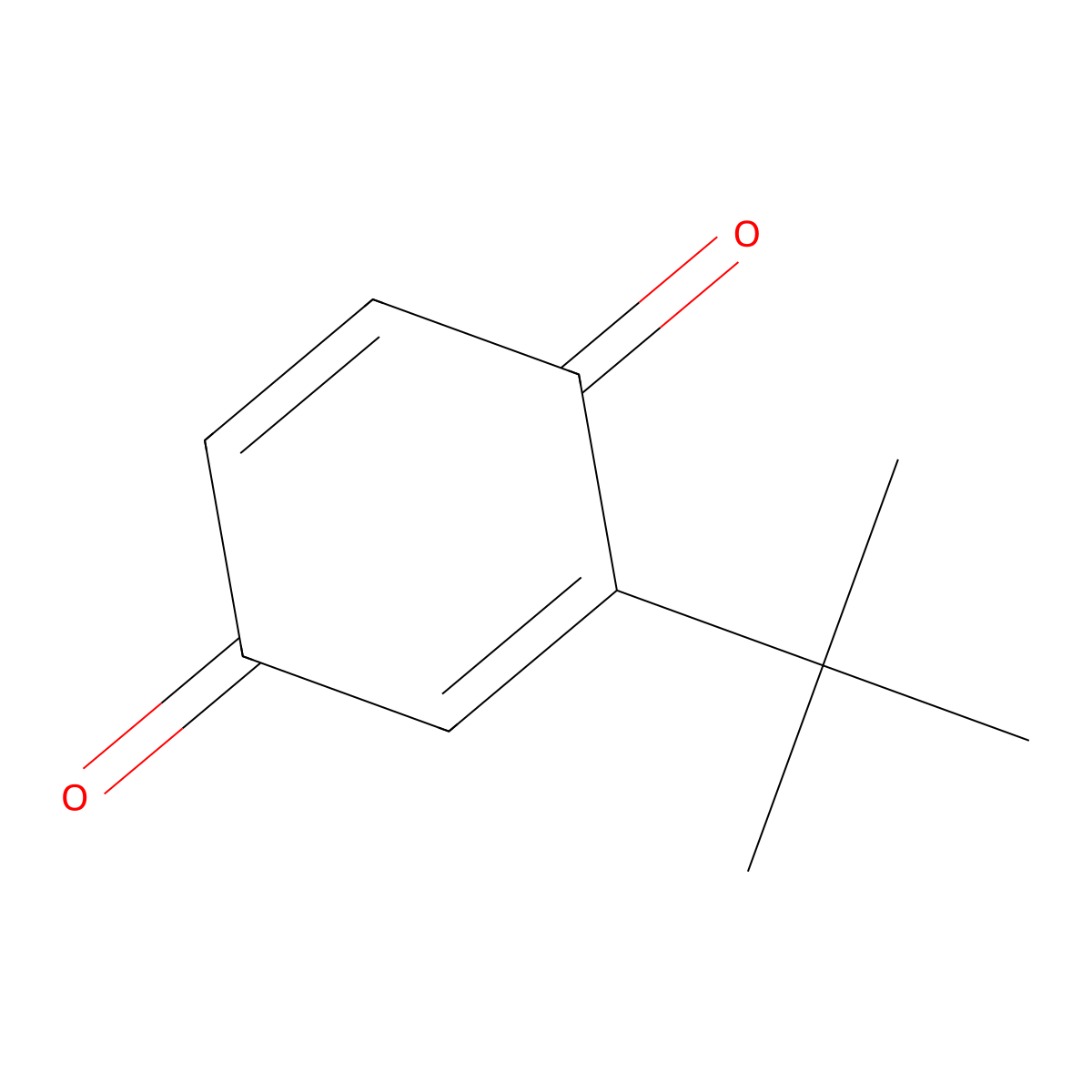 tert-Butyl-1,4-benzoquinone molecular structure, CAS 3602-55-9