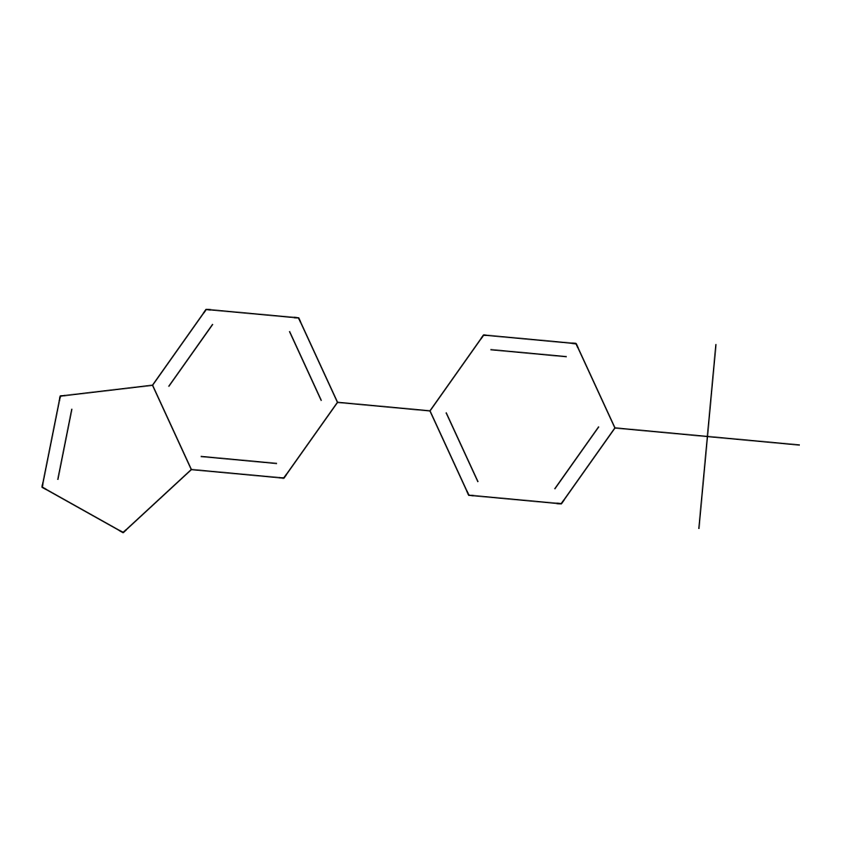 6-(4-tert-Butylphenyl)-1H-indene molecular structure, CAS 36047-05-9