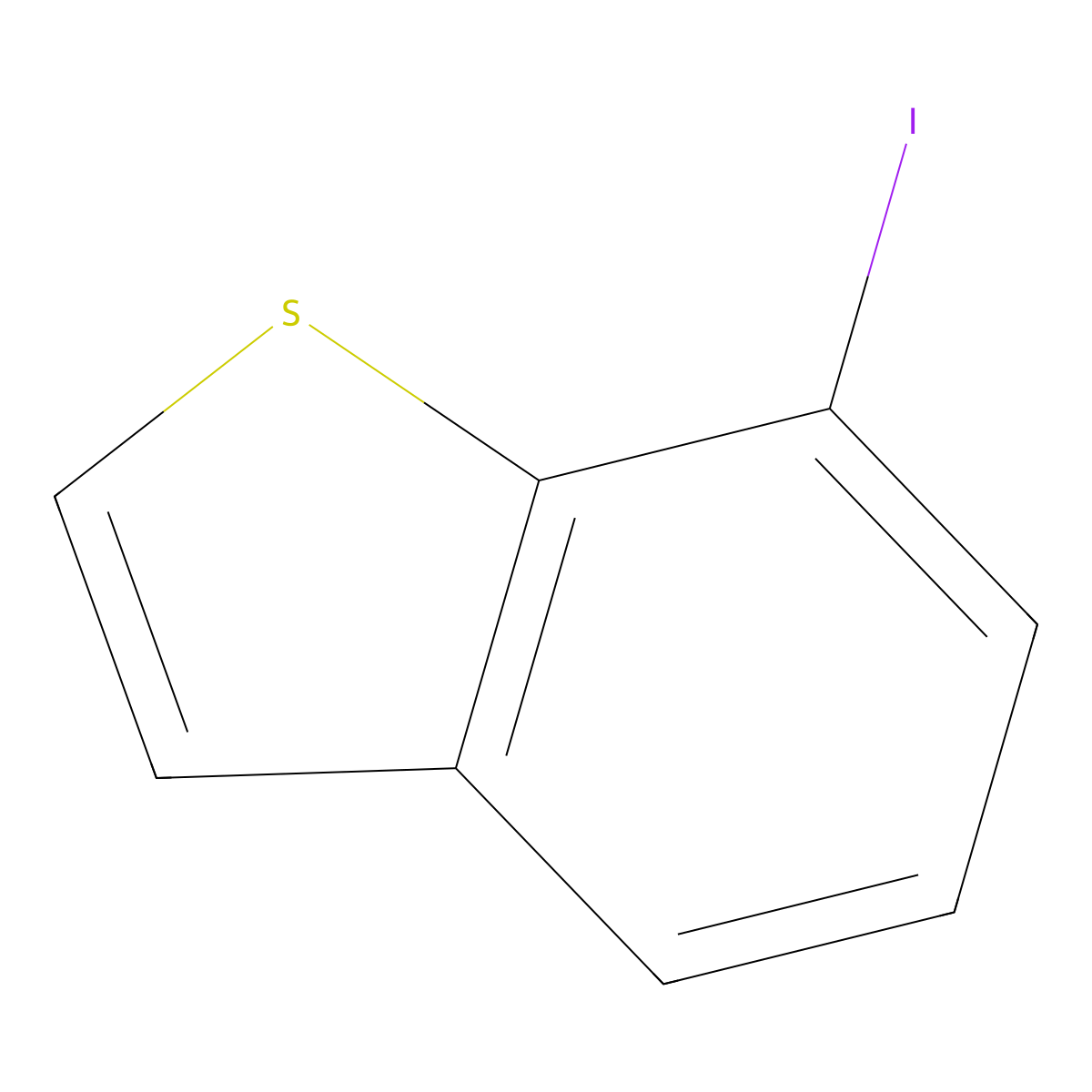 7-Iodo-1-benzothiophene molecular structure, CAS 360575-63-9