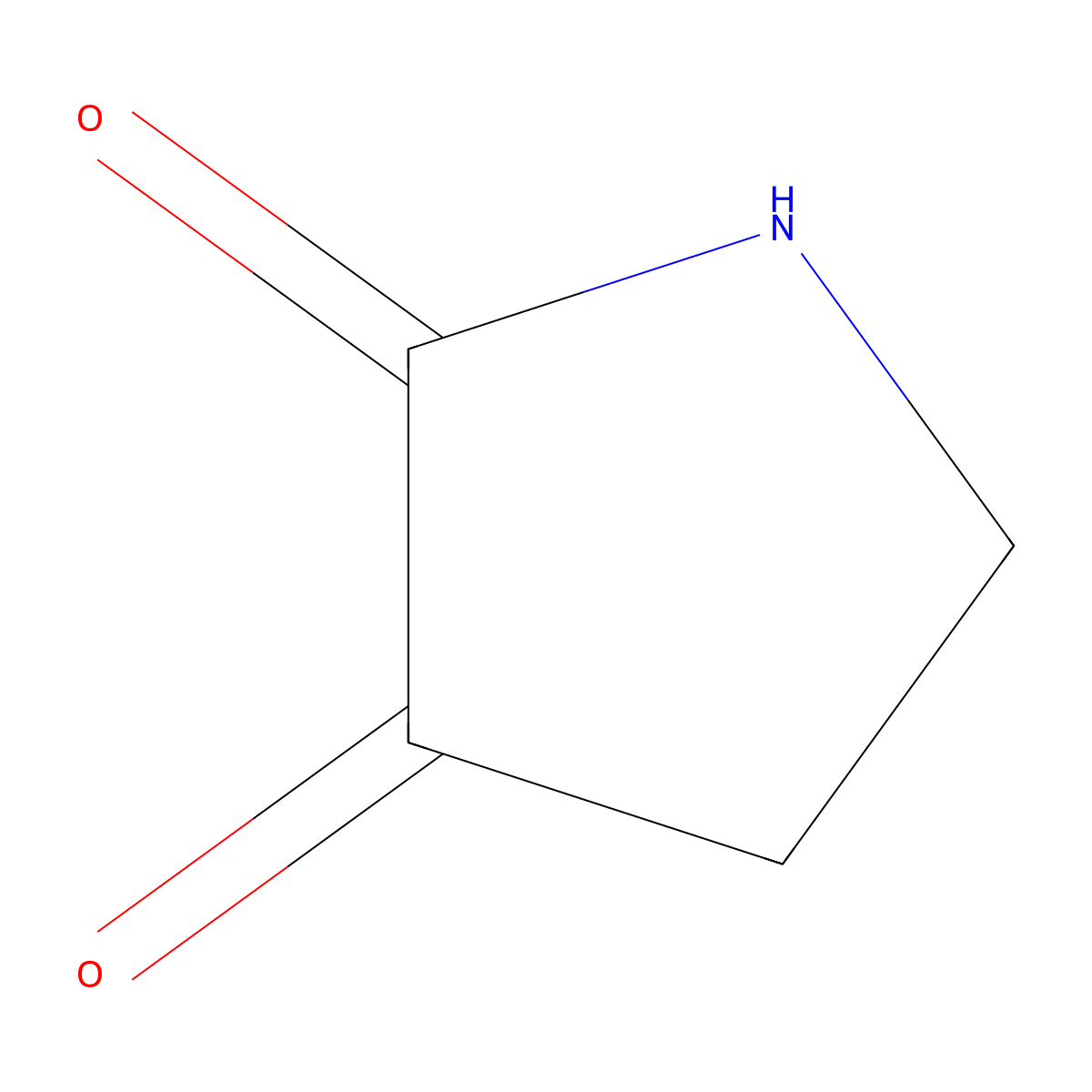Pyrrolidine-2,3-dione molecular structure, CAS 36069-76-8