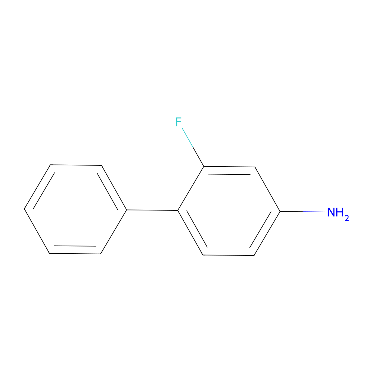 3-Fluoro-4-phenylaniline molecular structure, CAS 360771-05-7